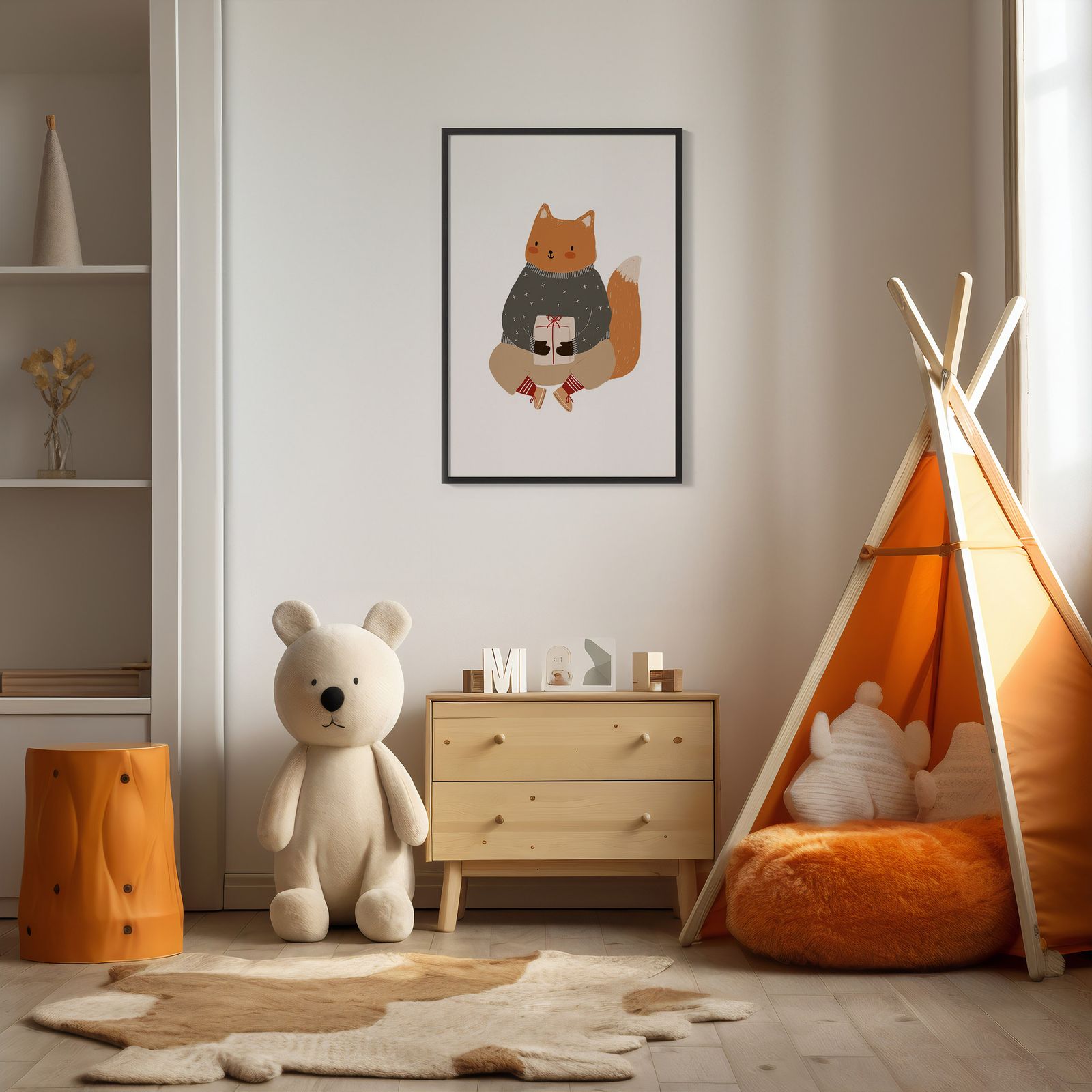 Poster - Söt Rävkonst