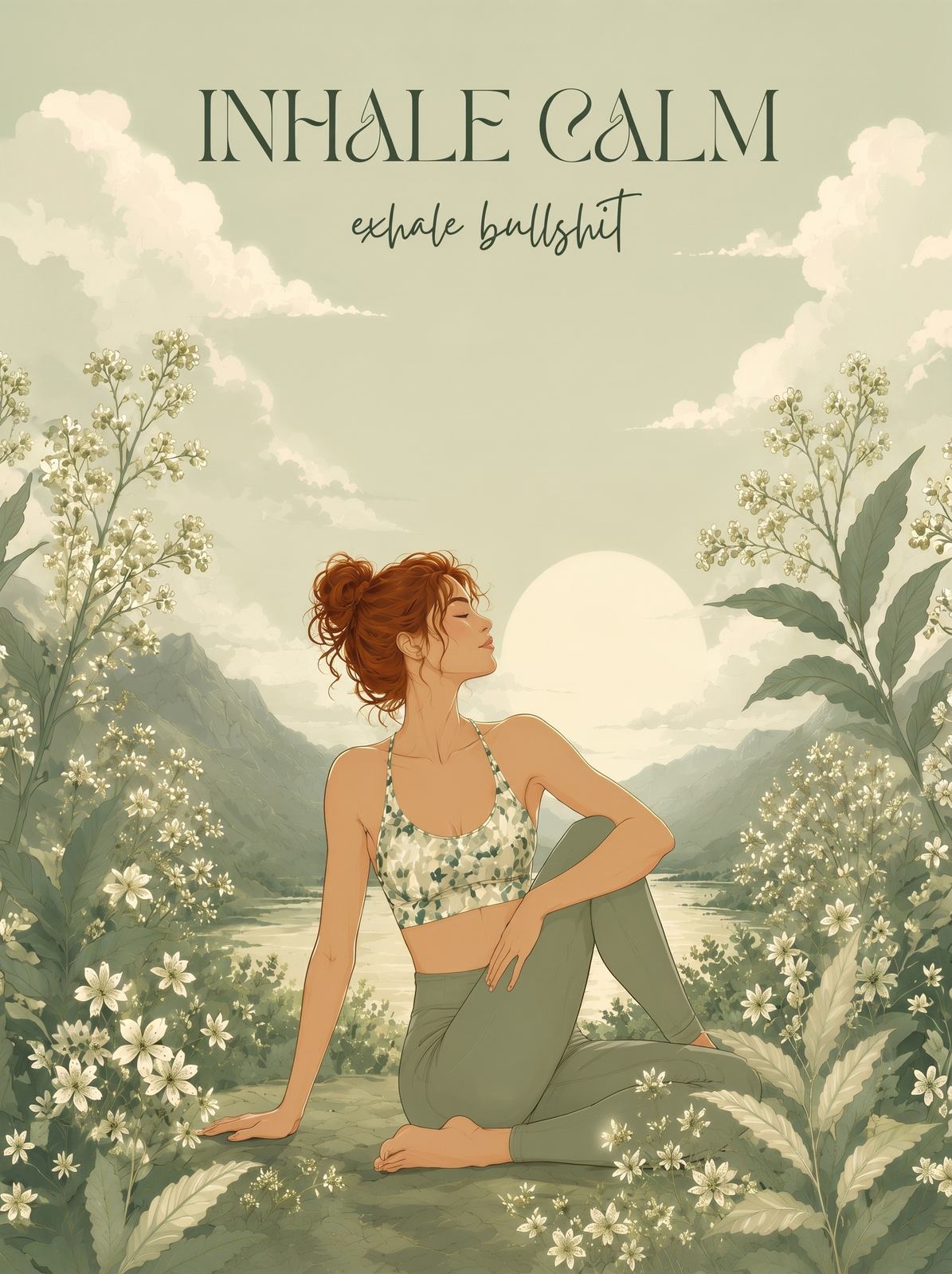 Poster - Lugna Yoga Damen