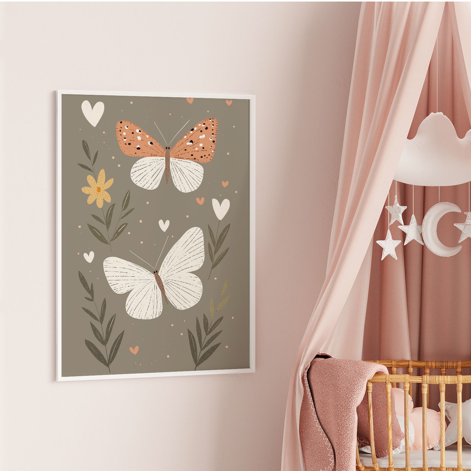 Poster - Fjärilsträdgård