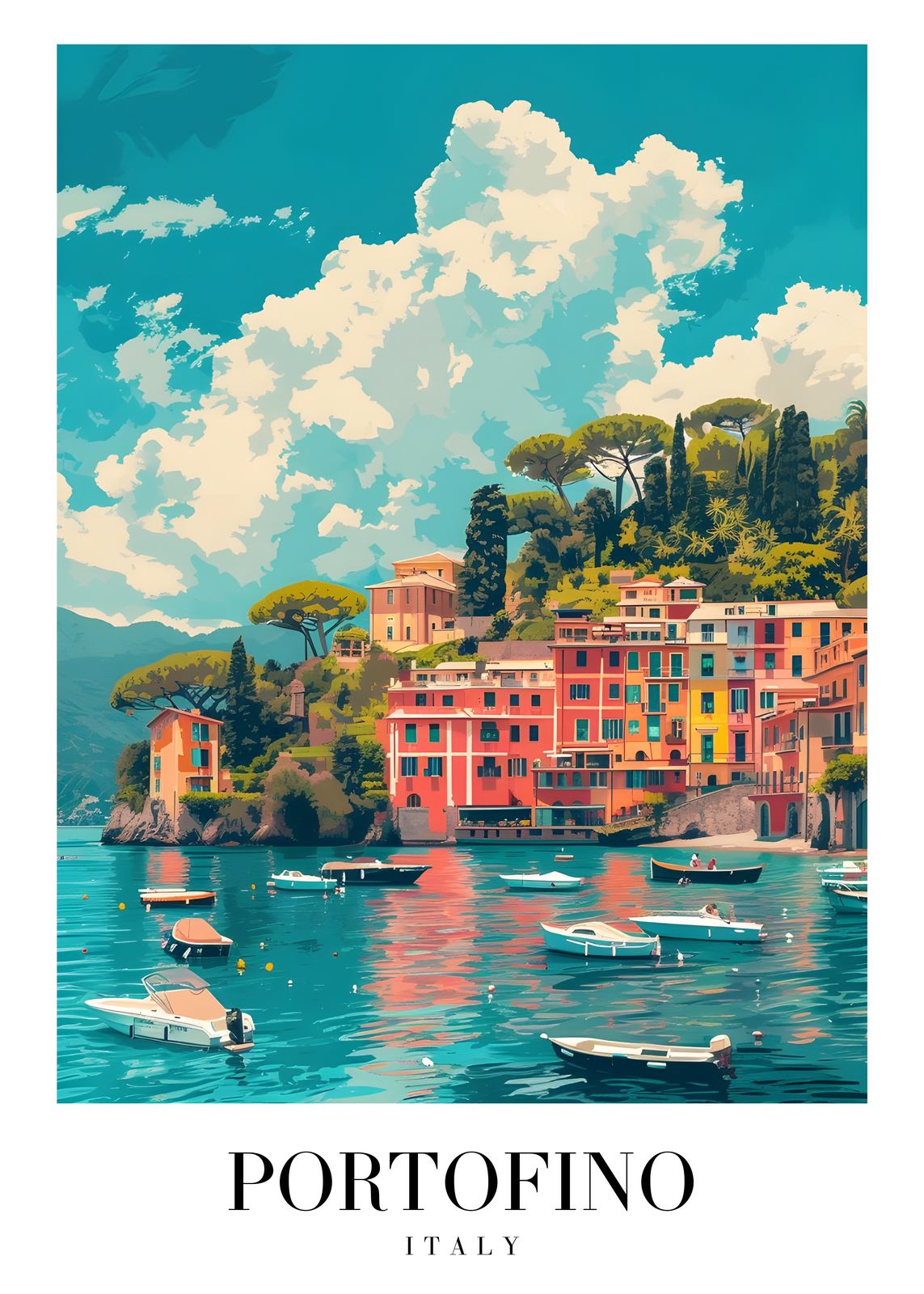 Poster - Portofino Italien