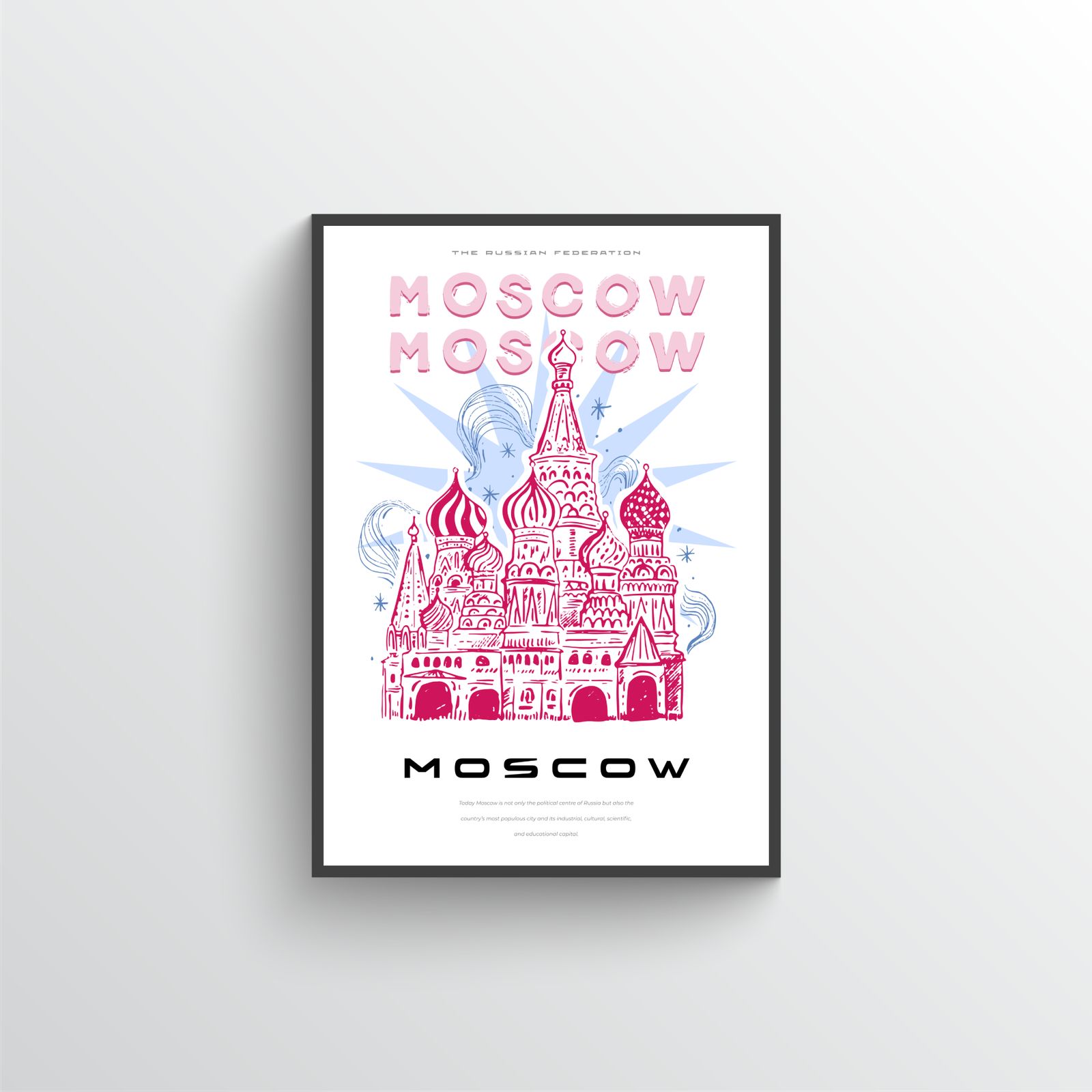 Moskva Affisch