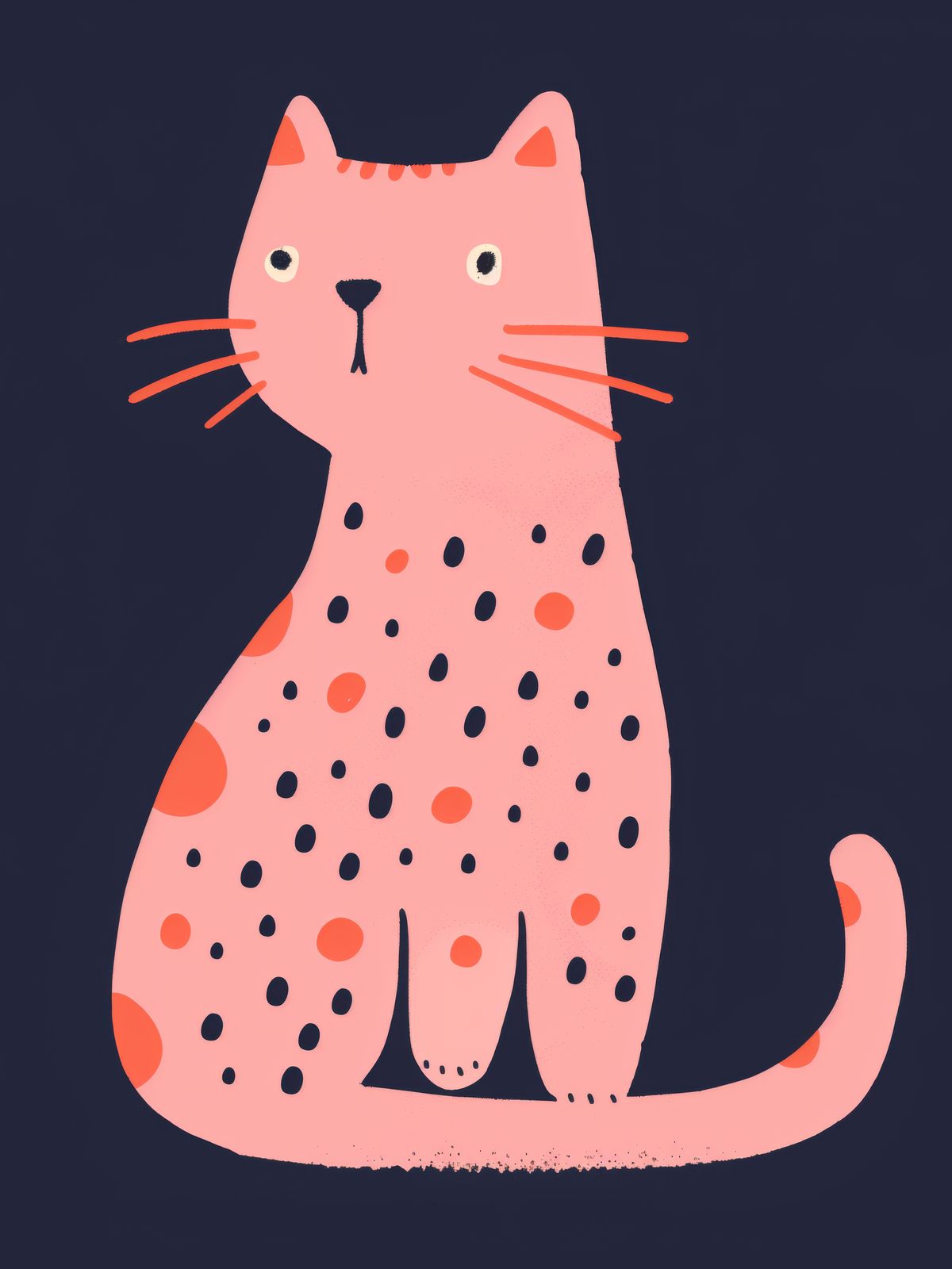 Poster - Rosa Katt