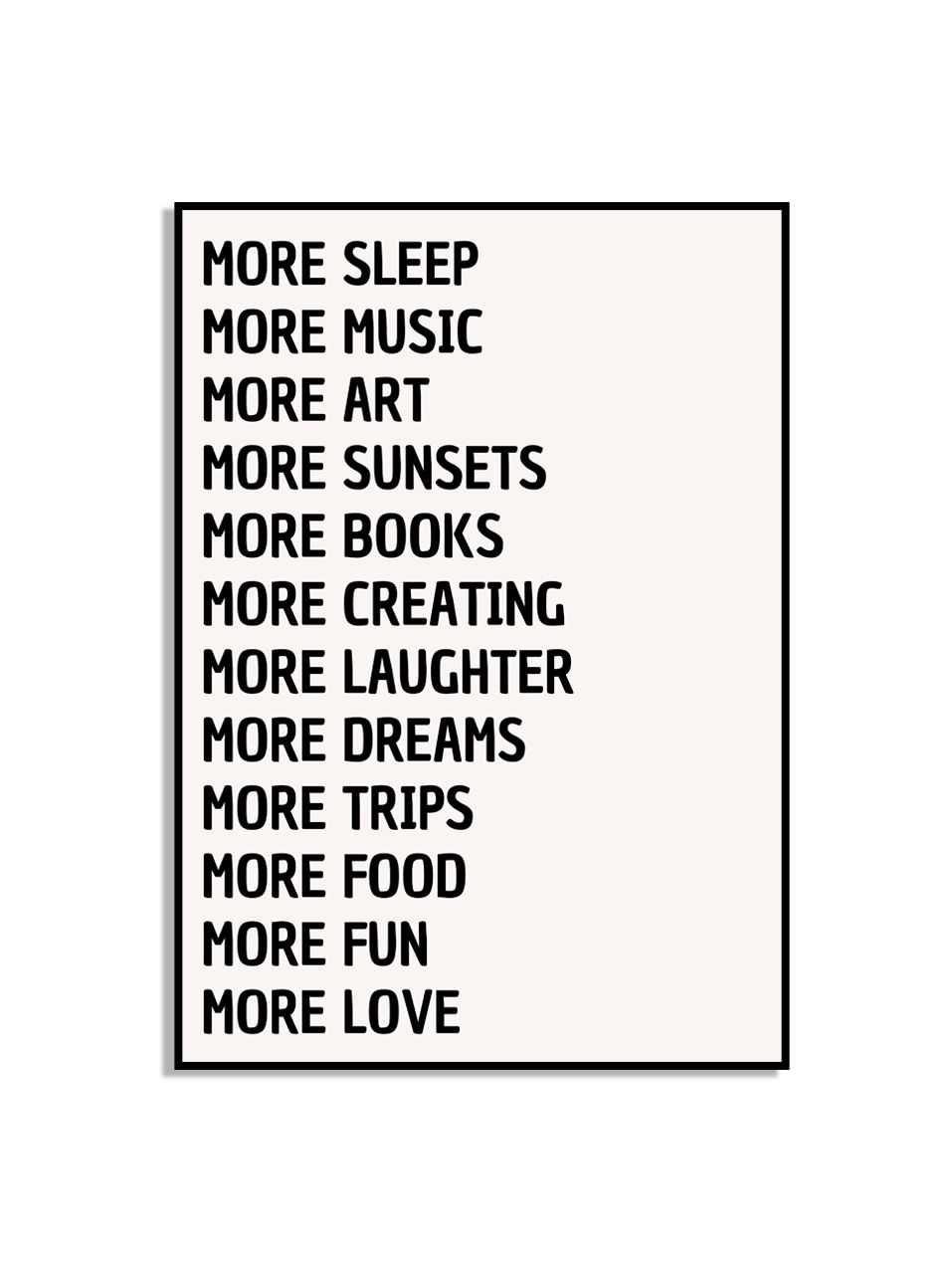 Motiverande Affisch Med Inspirerande Ord