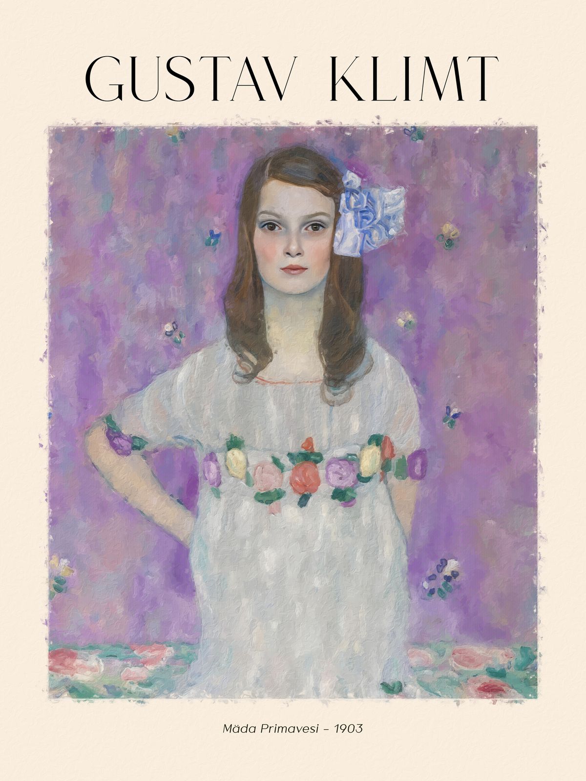 Affisch - Mäda Primavesi av Gustav Klimt