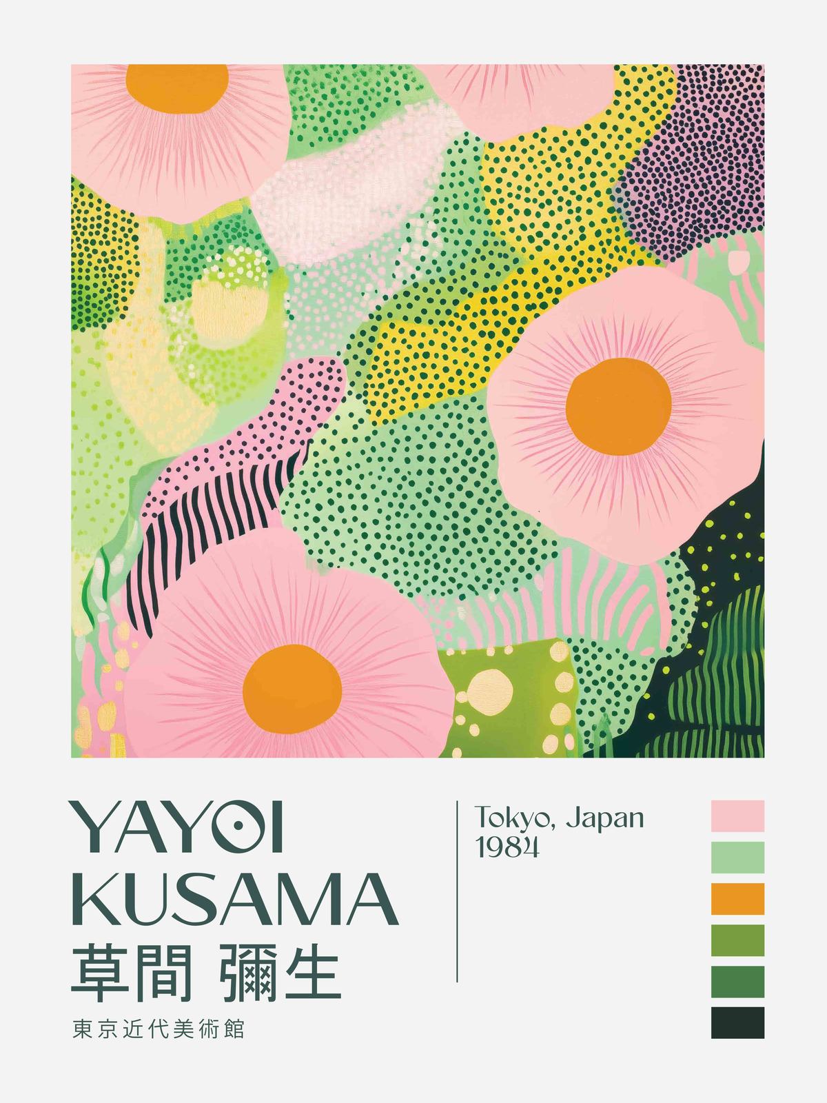 Poster - Yayoi Kusama Konst
