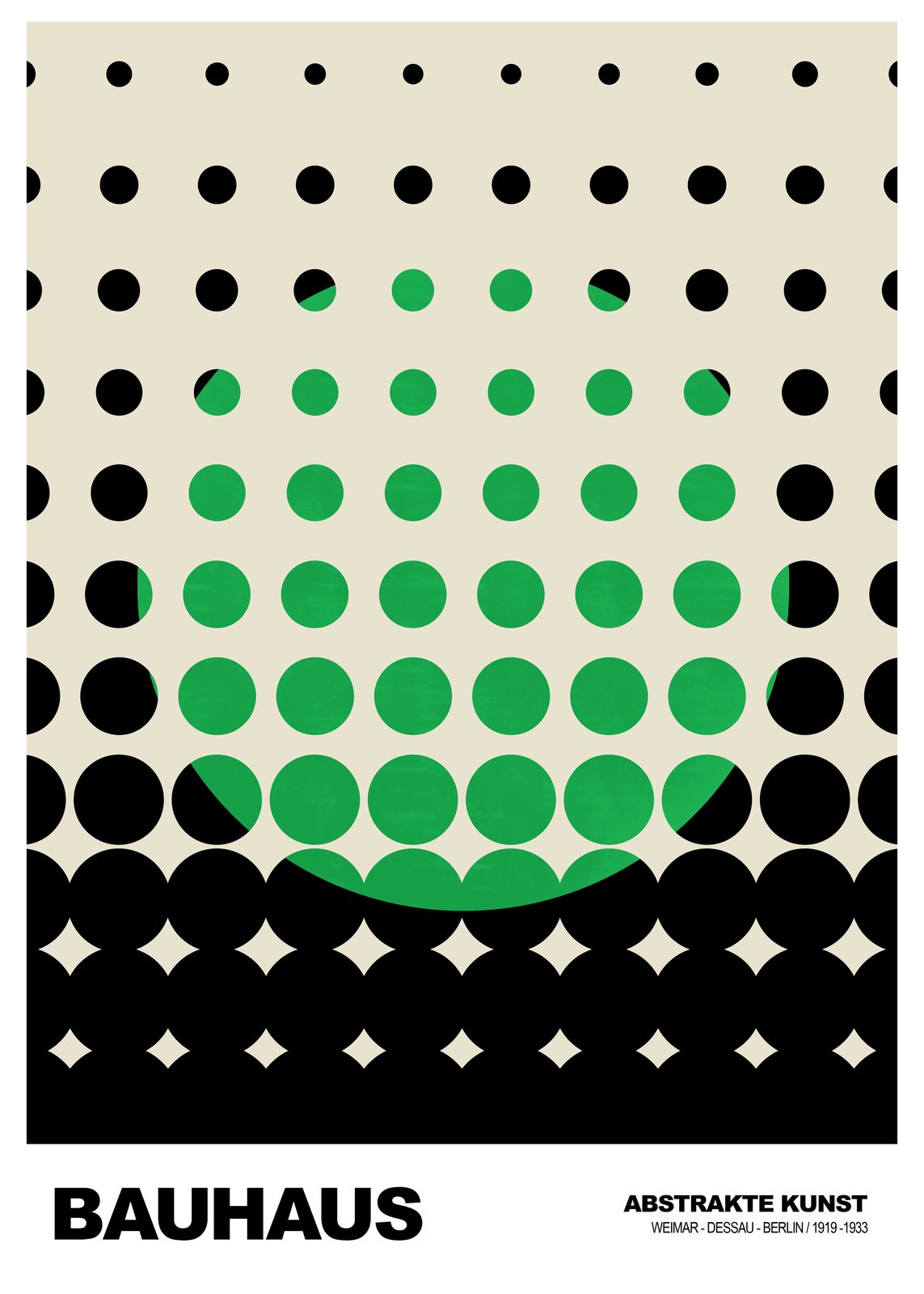 Poster - Bauhaus Abstrakt Konst