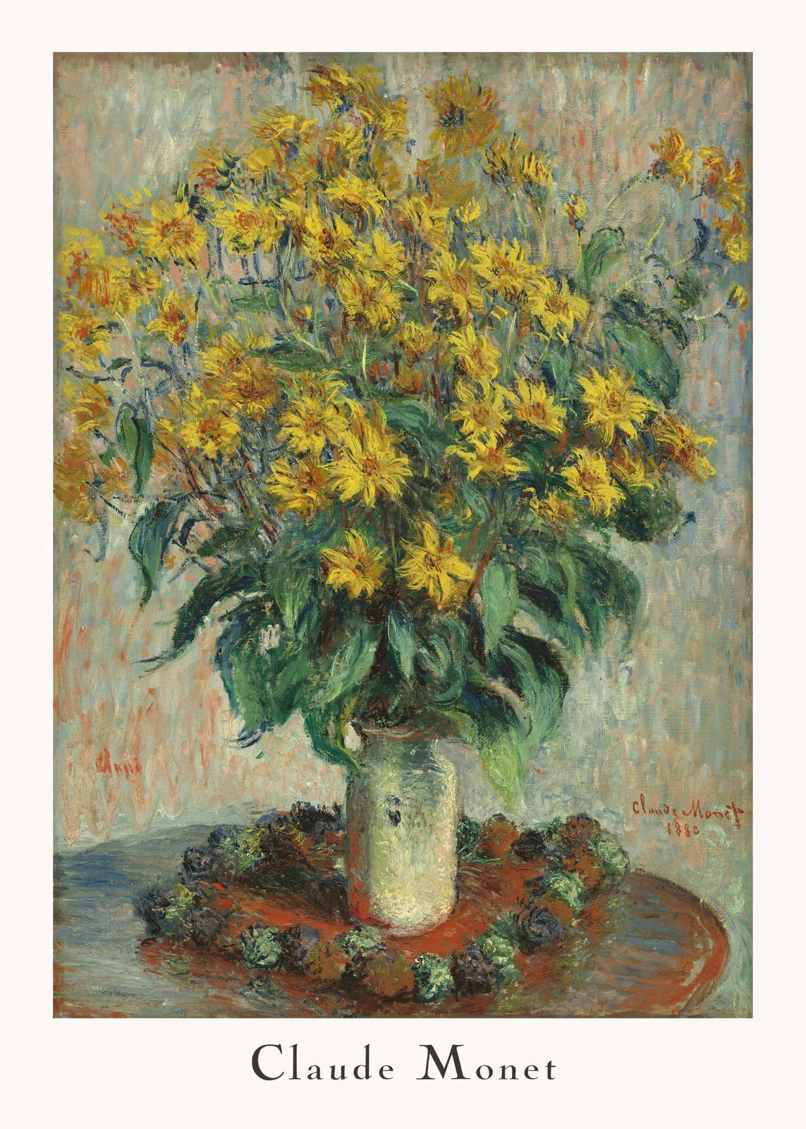 Poster - Solrosor av Claude Monet