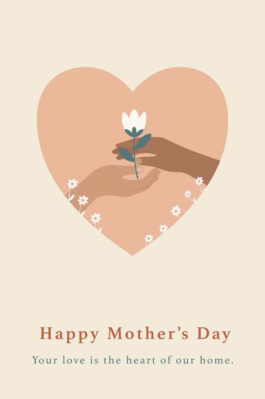 Poster - Glad Mors Dag Kärlek