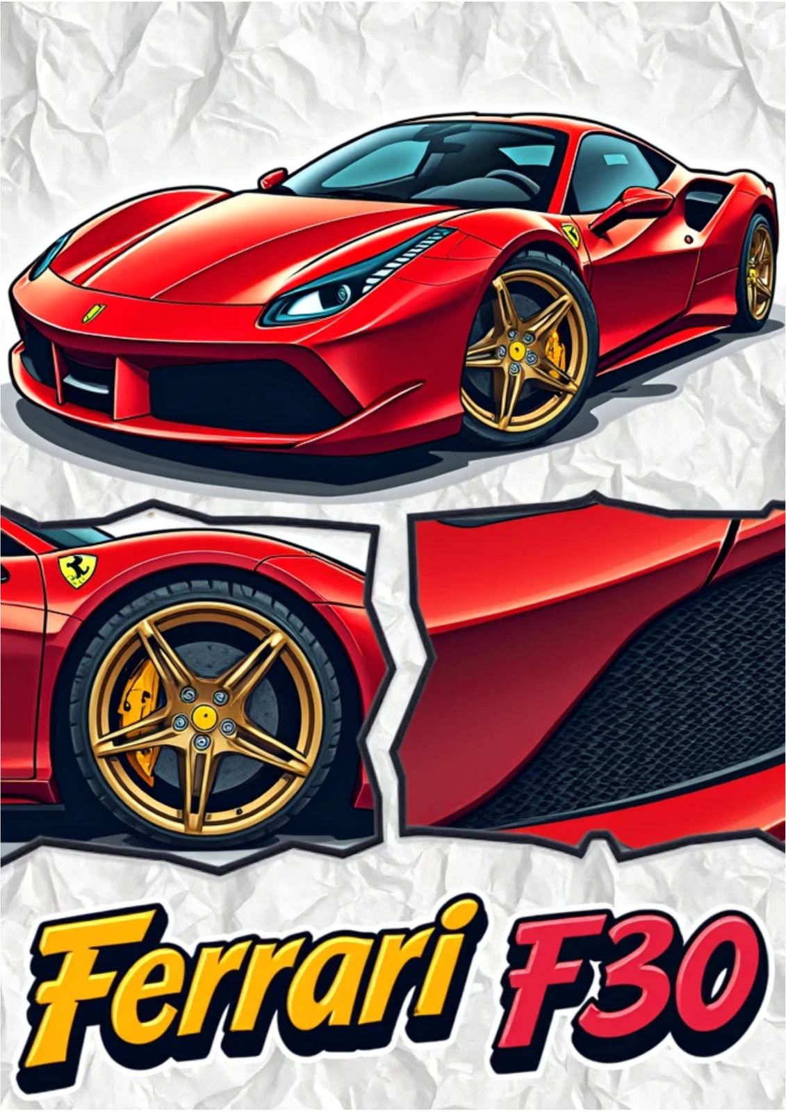 Poster - Ferrari F30