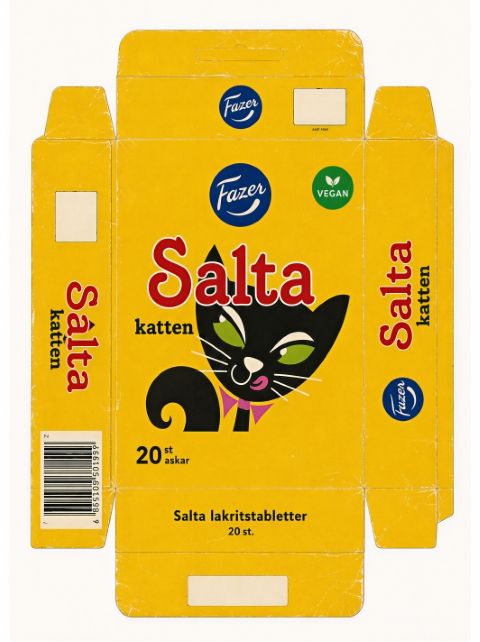 Poster - Salta Katten Gul