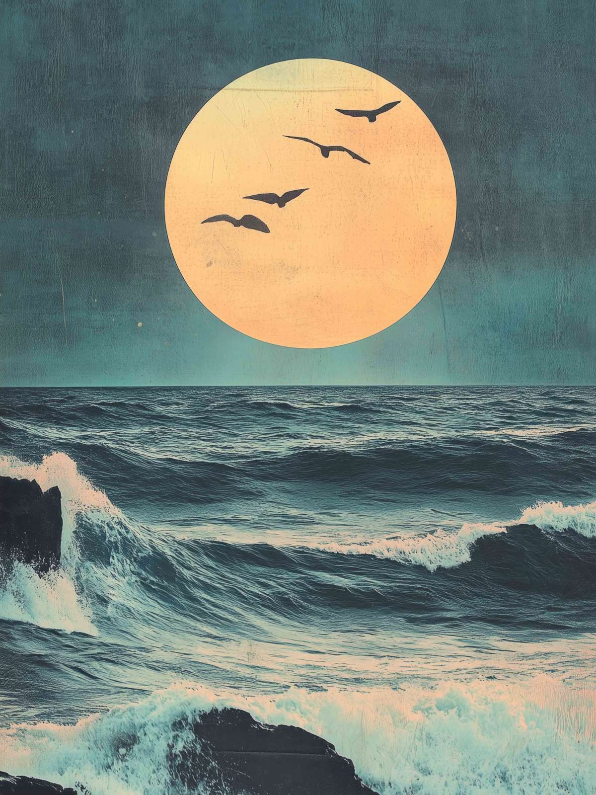 Poster - Ocean Moon