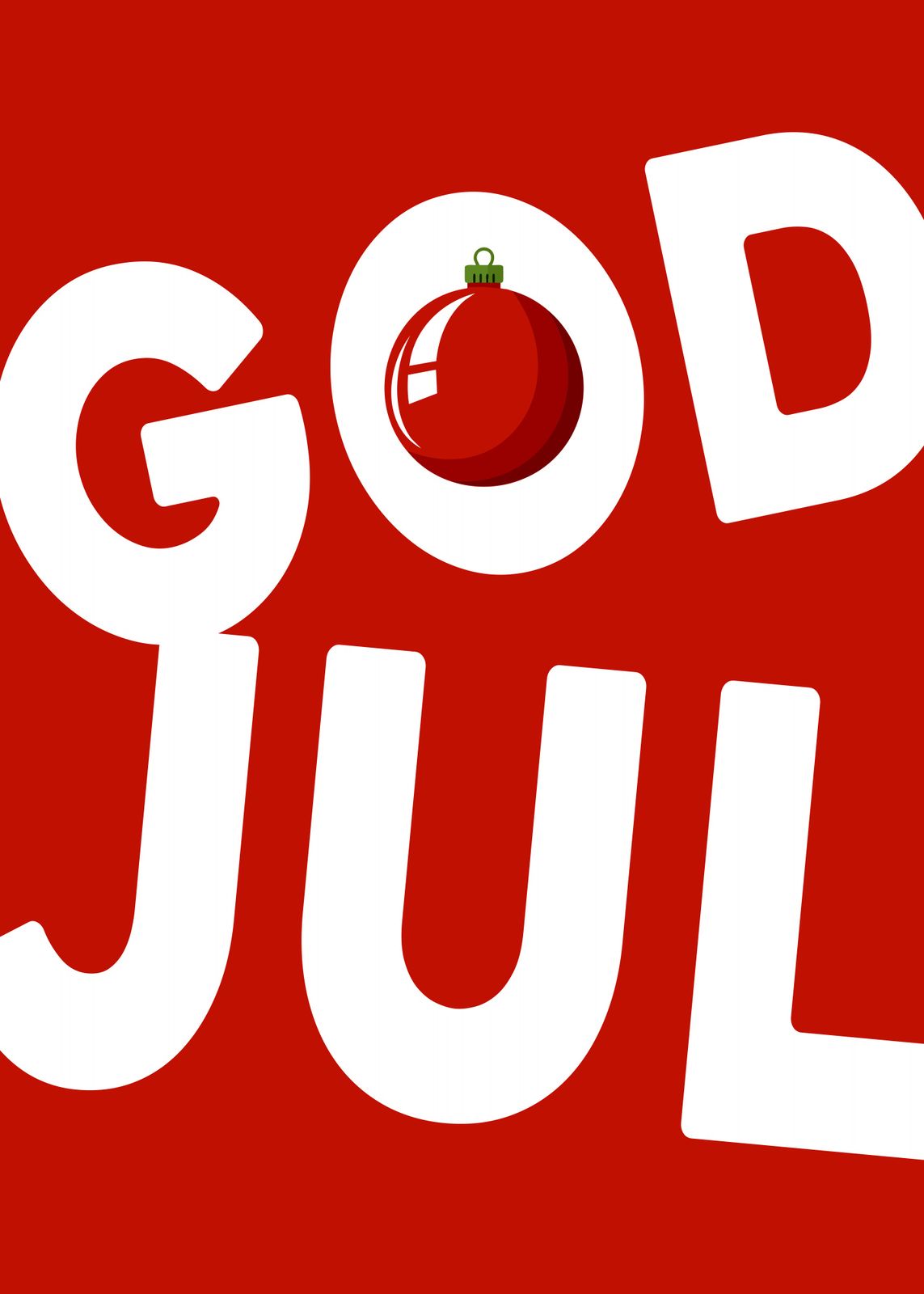Poster - God Jul