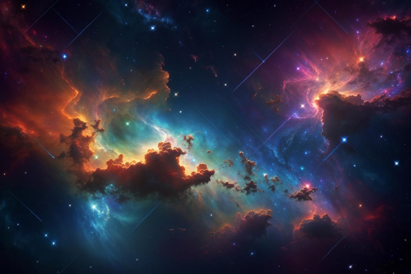 Affisch - Kosmisk Nebulosa