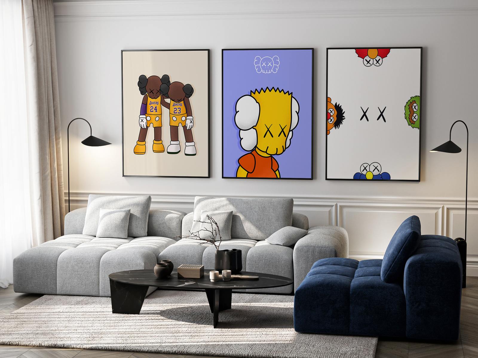 Poster - Samtida Seriekonst / Set av 3
