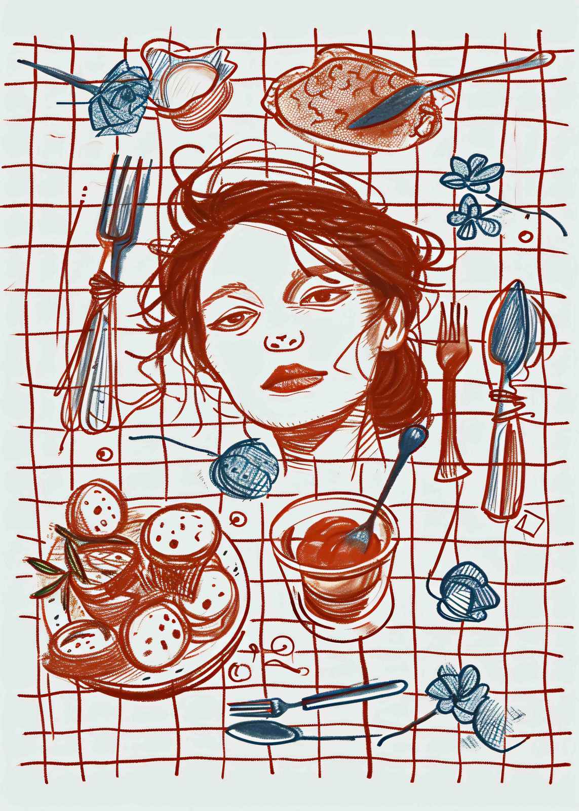 Poster - Konstnärlig Matscen