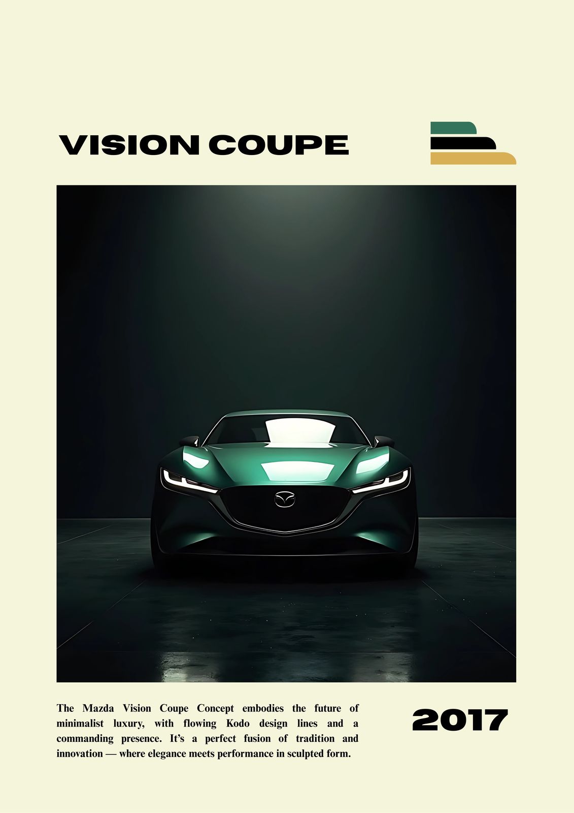 Poster - Vision Coupe-koncept