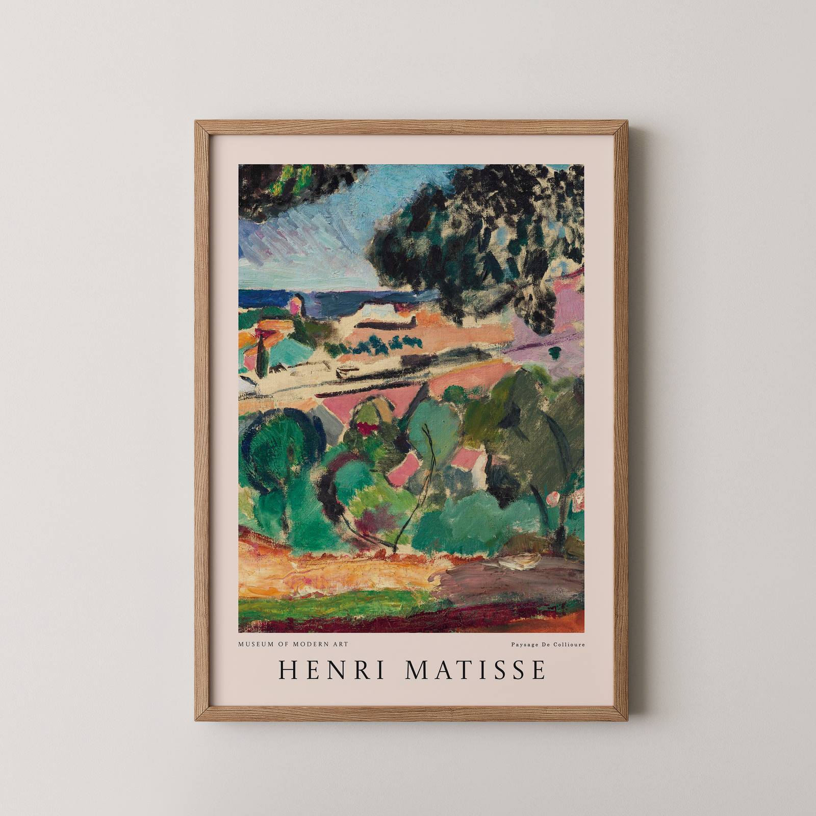 Poster - Paysage De Collioure av Henri Matisse