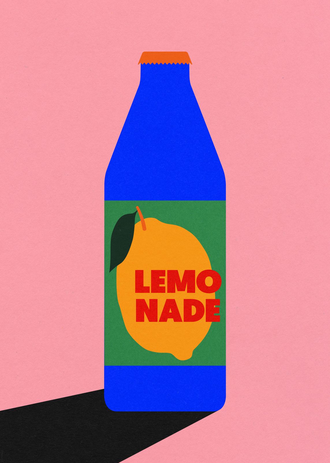 Poster - Lemonadflaska