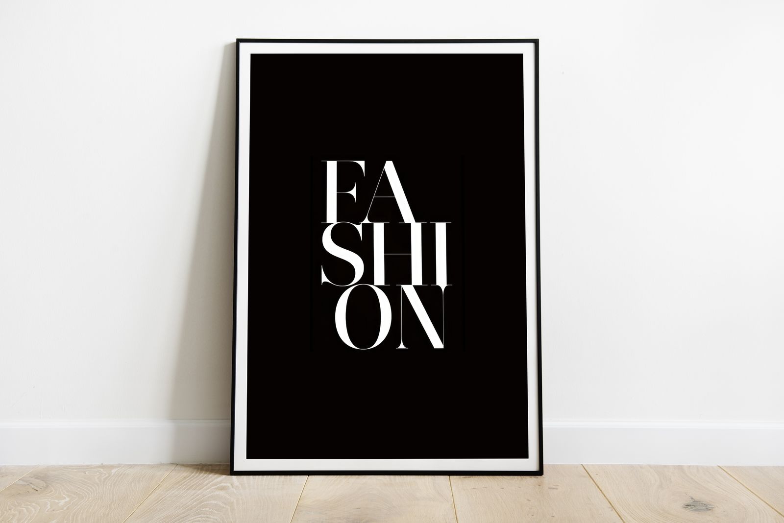 Poster - Fashion Typografi