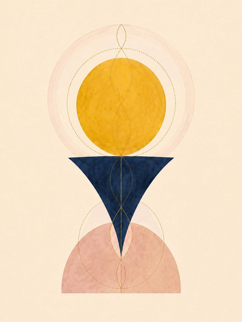 Poster - Geometrisk Harmoni