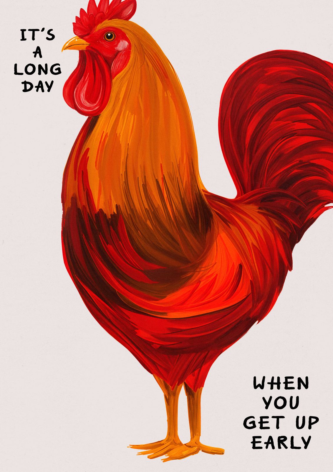Poster - Tupp Lång Dag