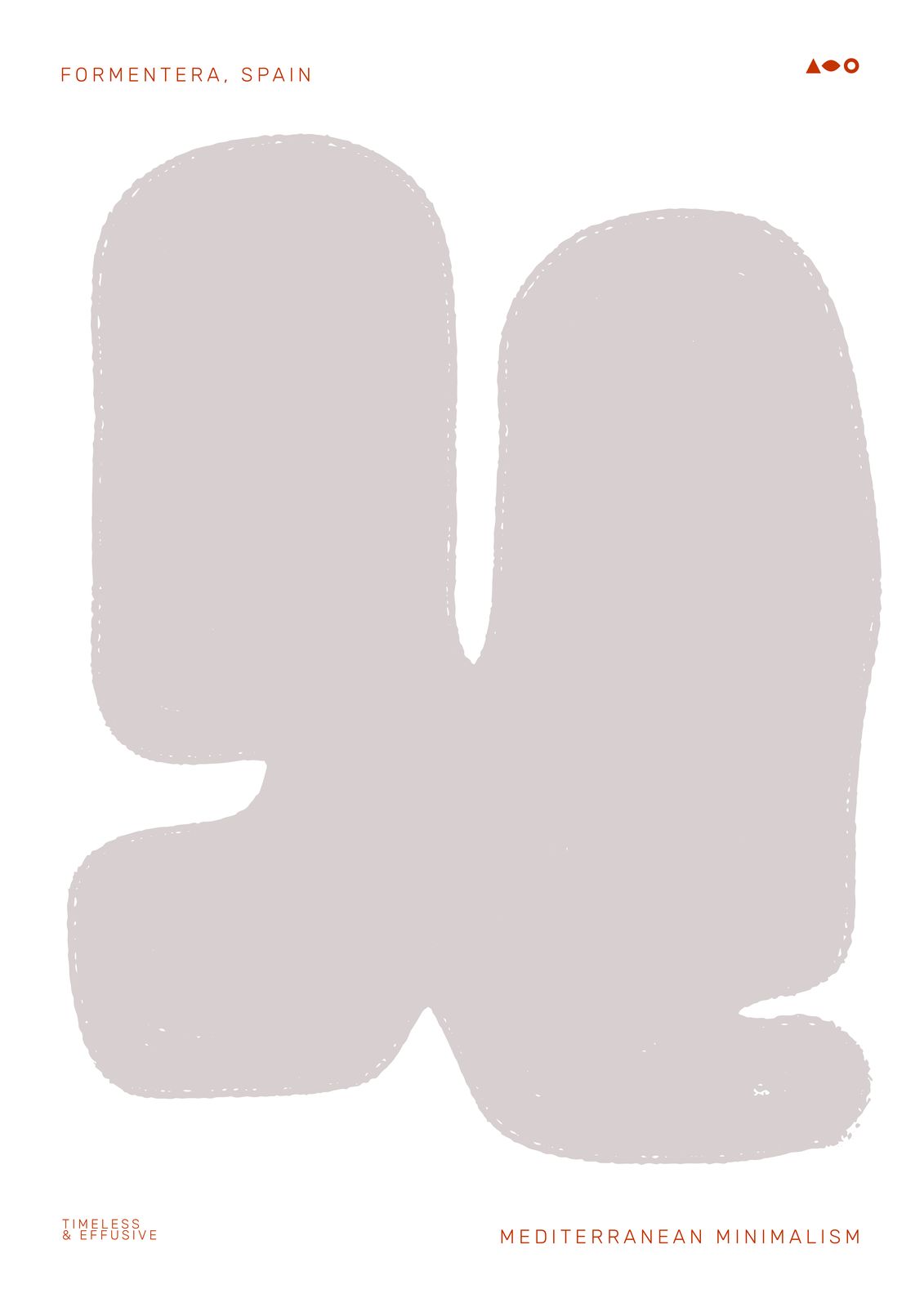 Poster - Medelhavsminimalism