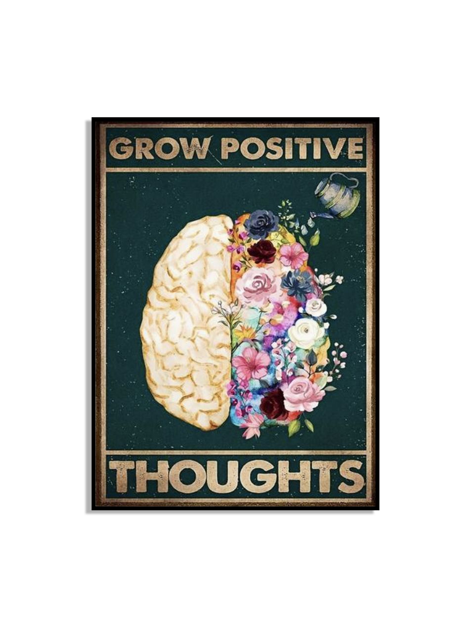 Grow Positive Thoughts - Singel Poster