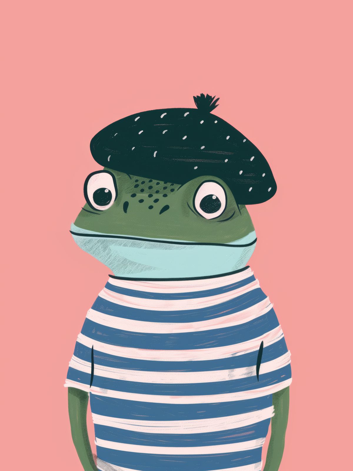 Poster - Groda med Basker