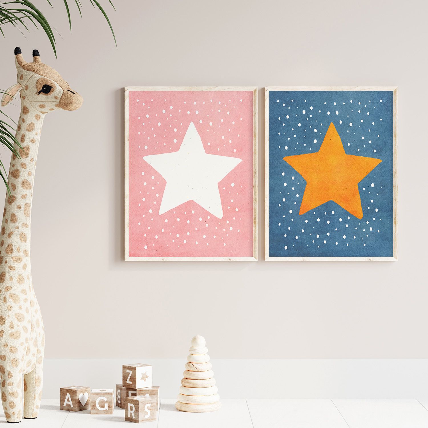 Poster - Stjärnklar Duo / Set av 2