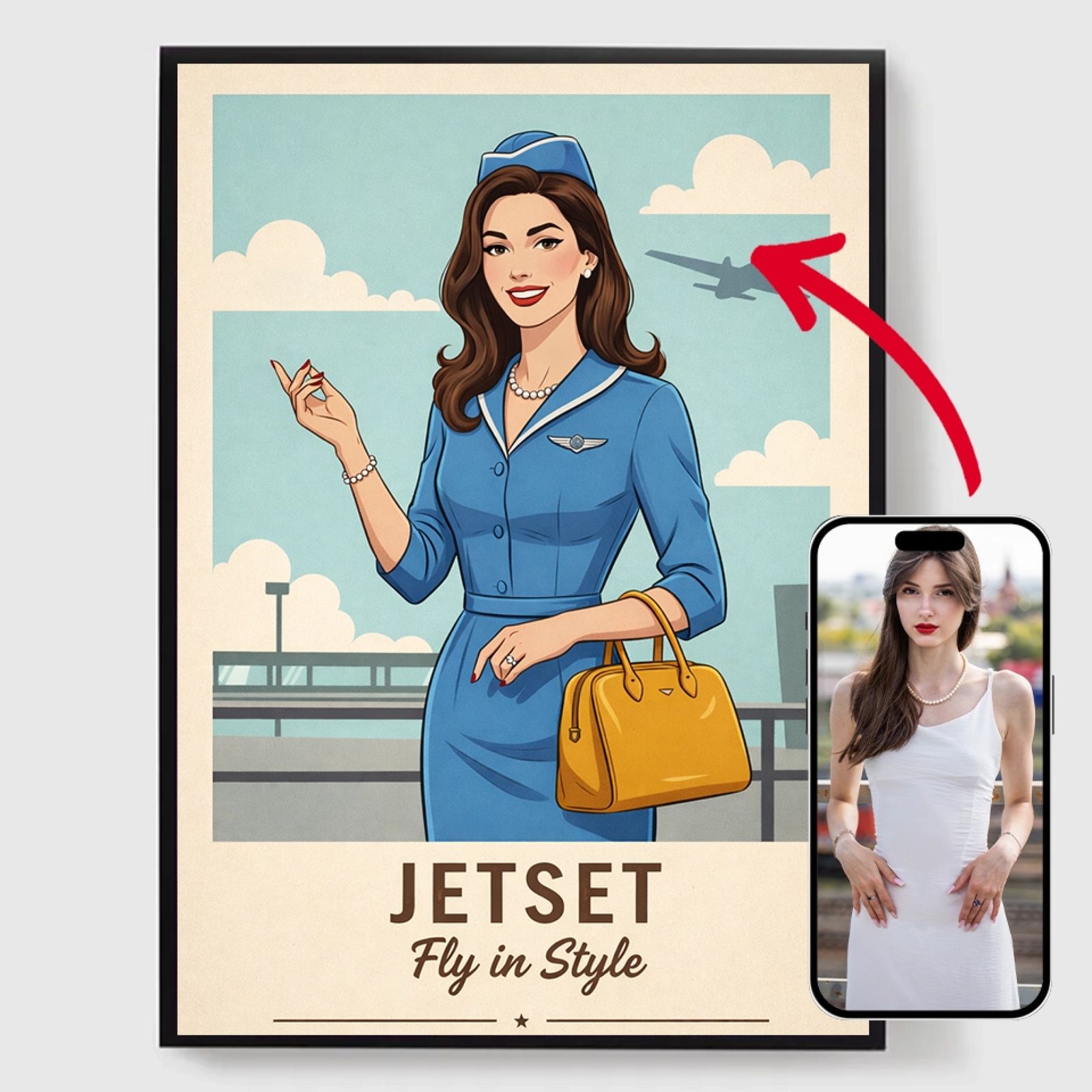 Personlig Poster - Retroaffisch - AI-affisch