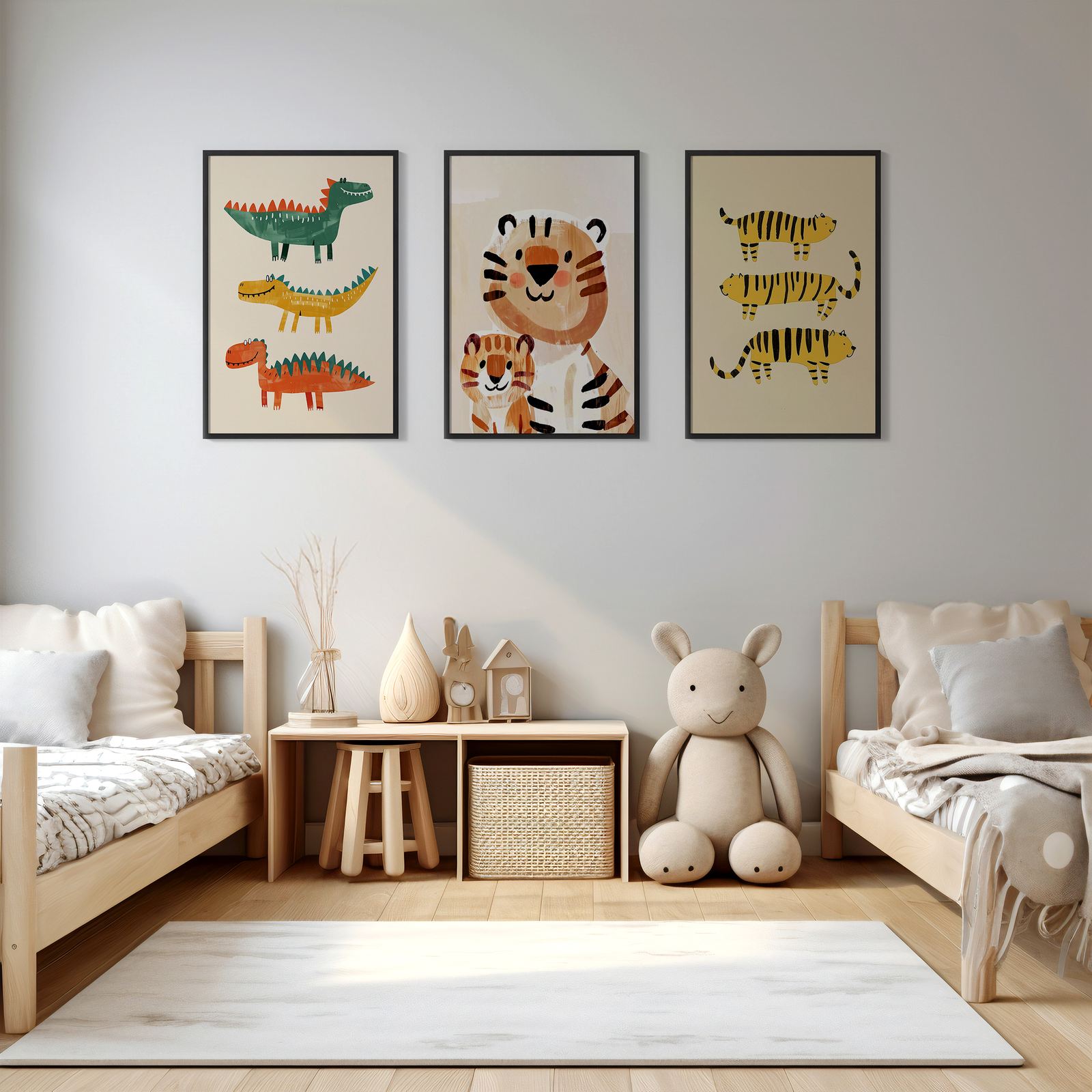 Poster - Rolig Djurkollektion / Set of 3