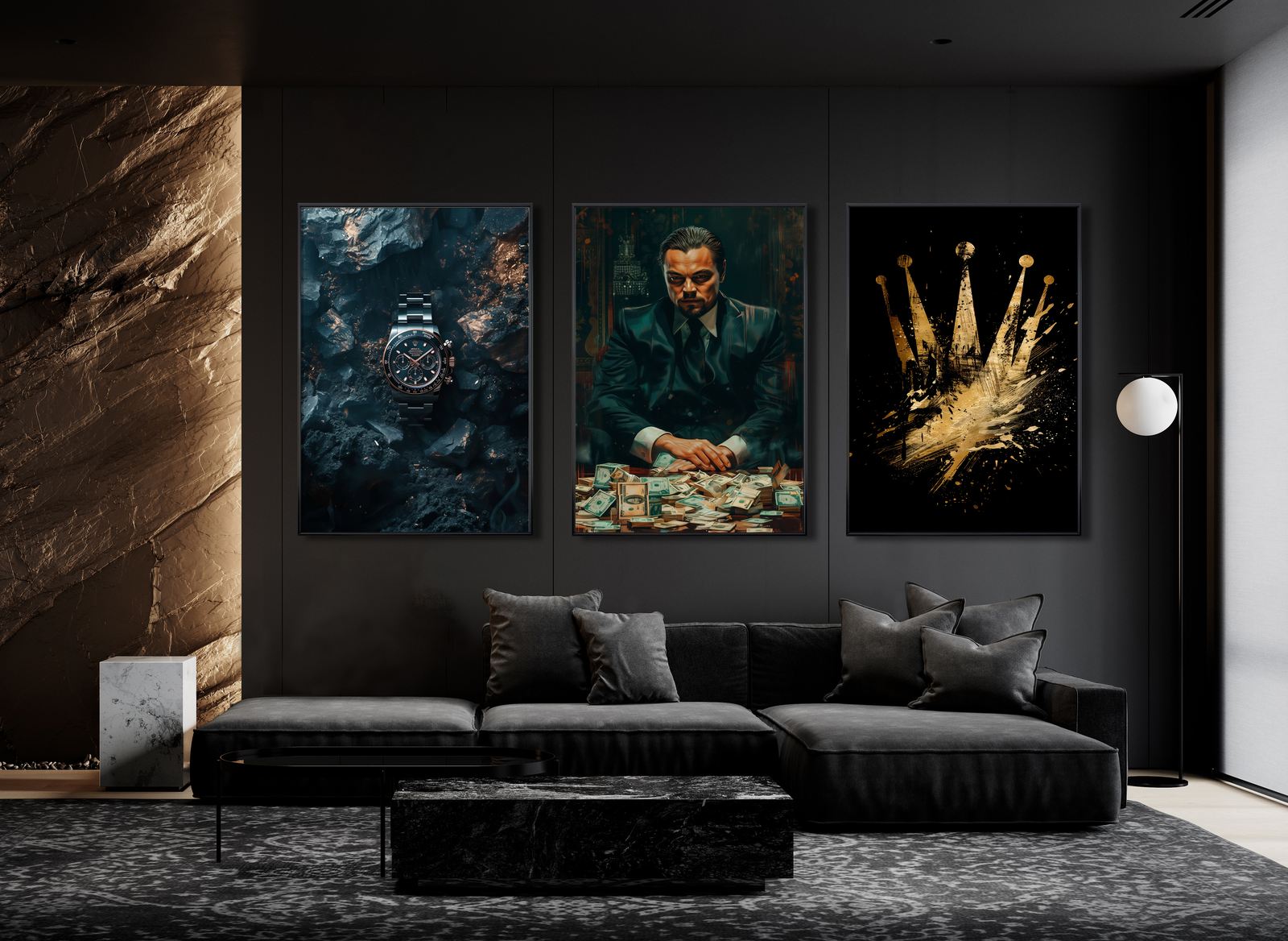 Poster - Lyxstil Set om 3