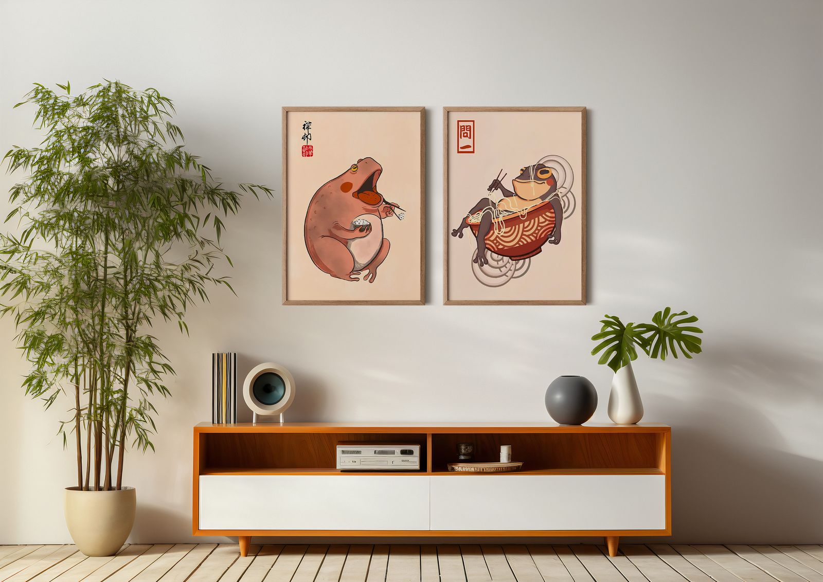 Poster - Nyckfull Groda Duo / Set om 2