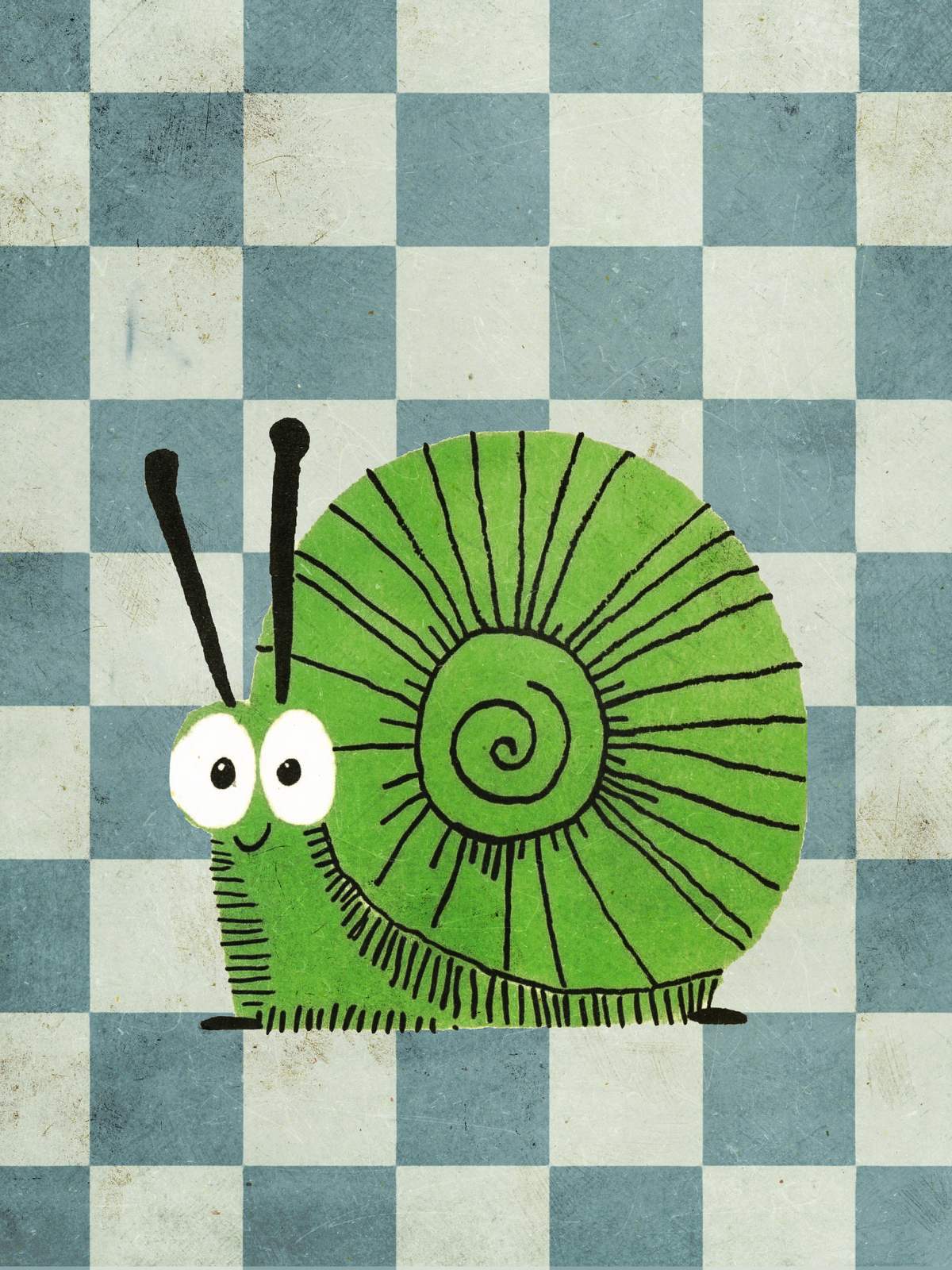 Poster - Grön Snigel