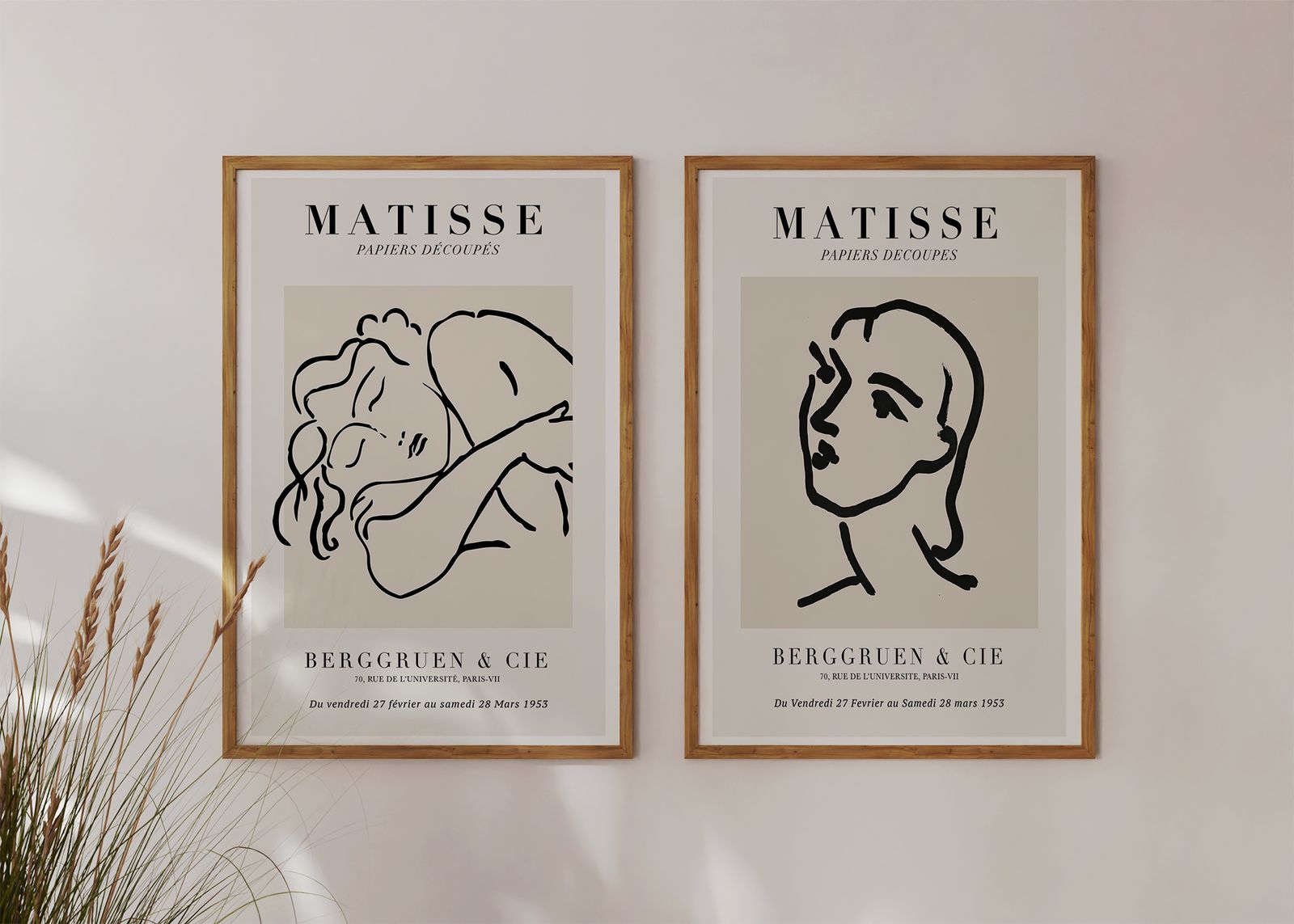 Poster - Matisse konst / Set om 2