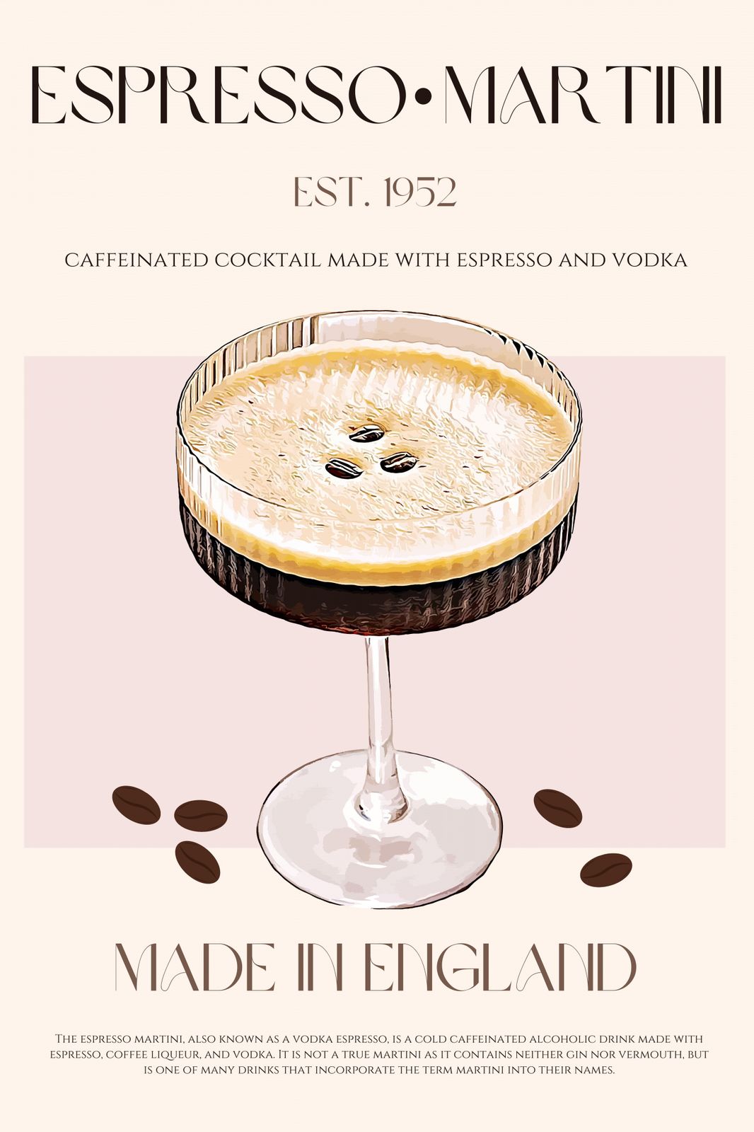 Affisch - Espresso Martini