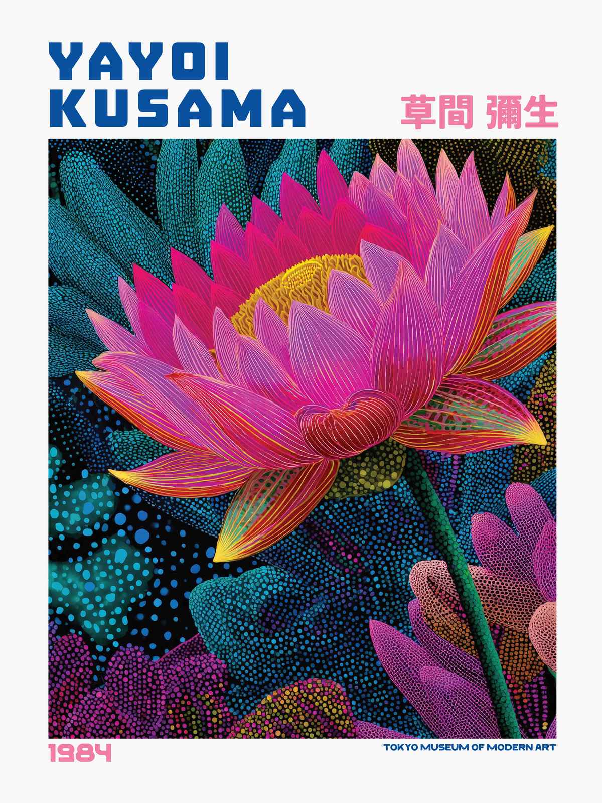 Poster - Kusamas livliga lotus
