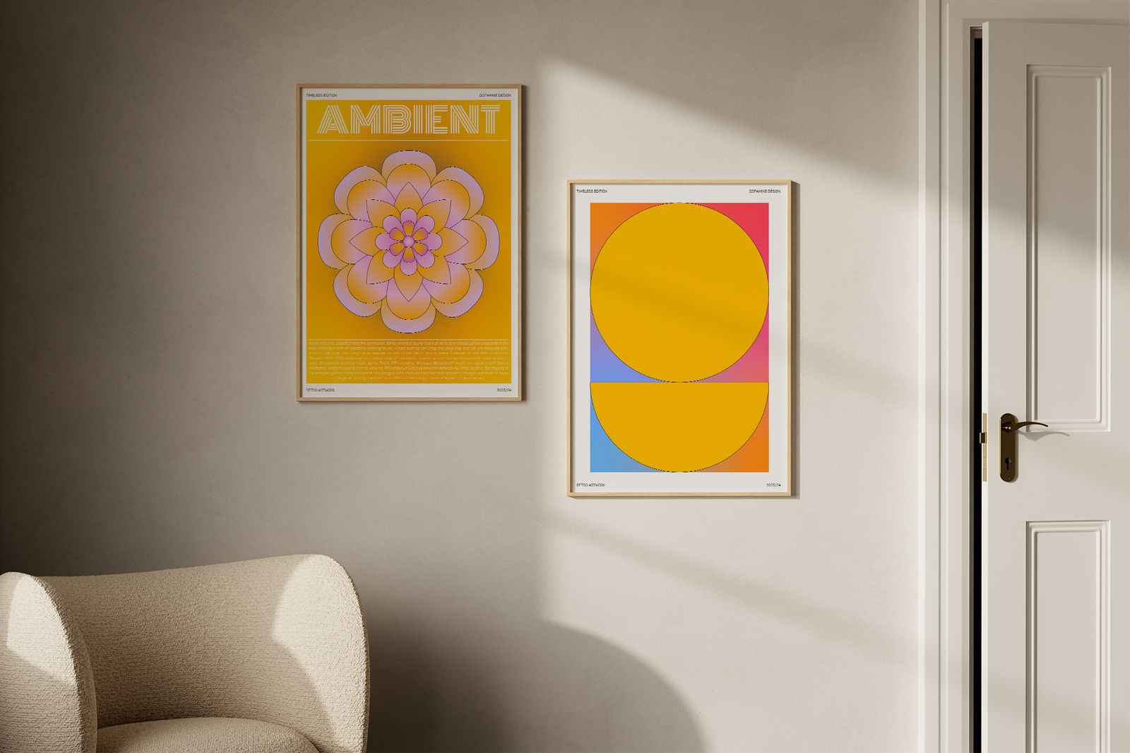 Poster - Ambient Design Kollektion / Set om 2