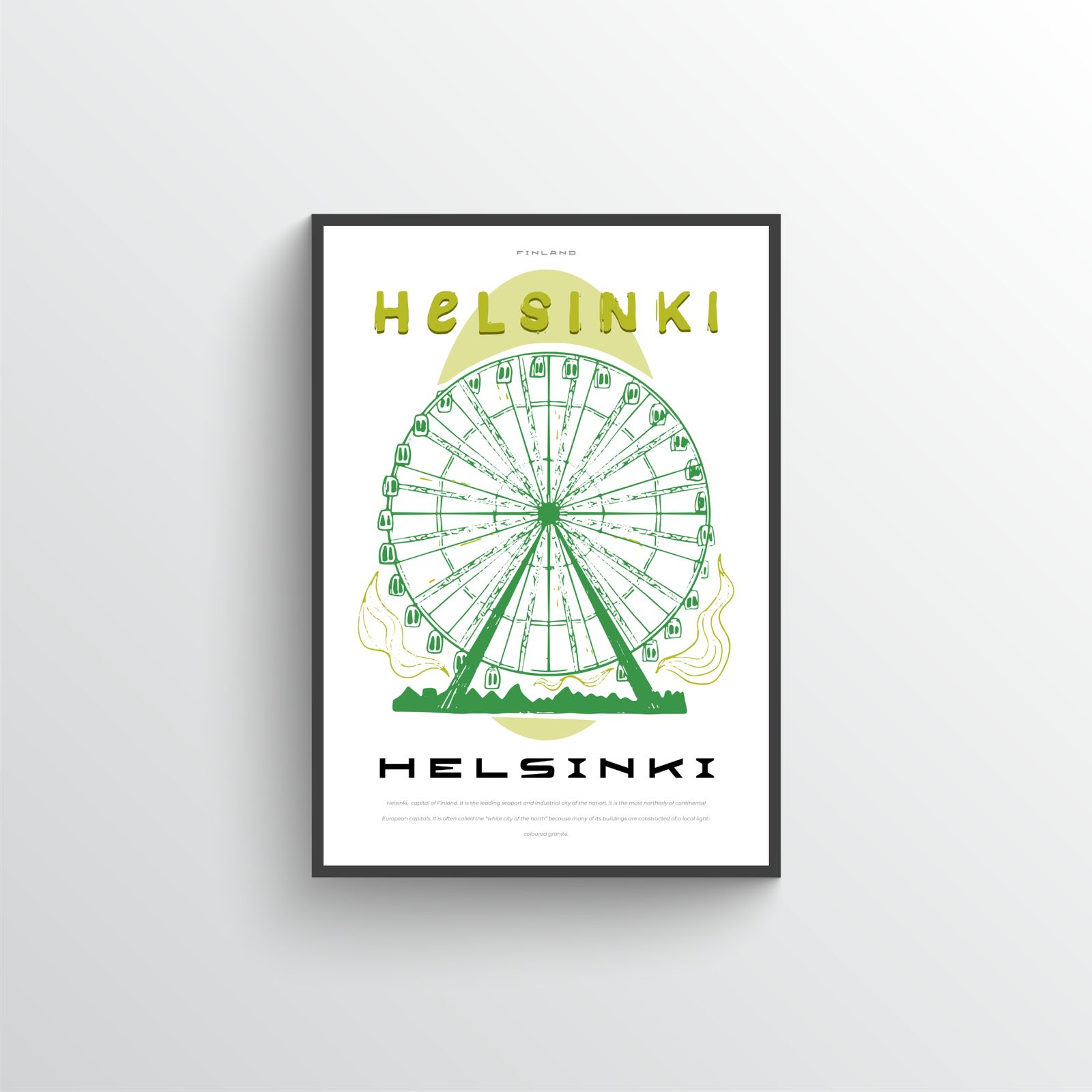 Helsingfors pariserhjul affisch