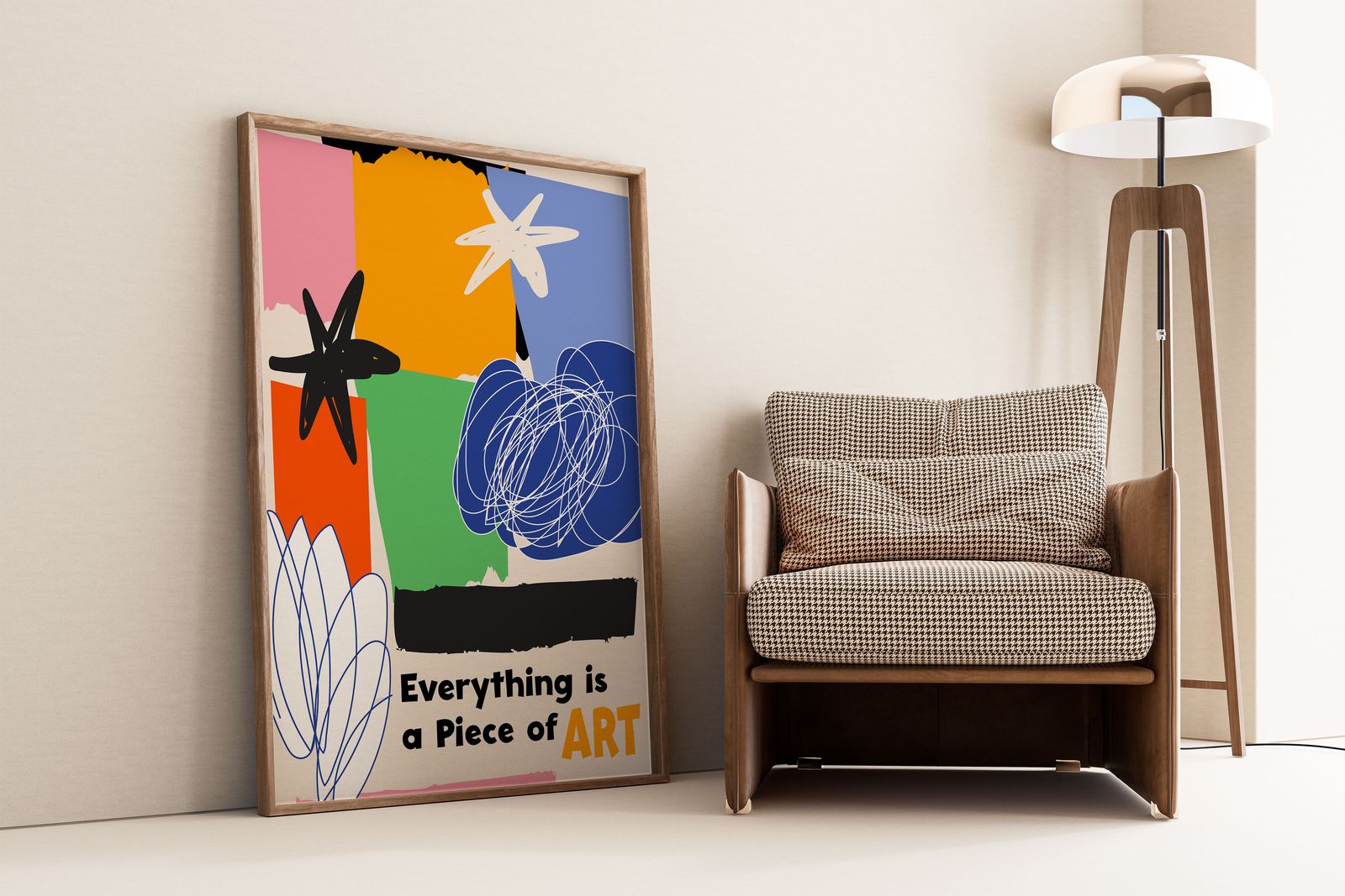 Poster - Abstrakt Konstinspiration