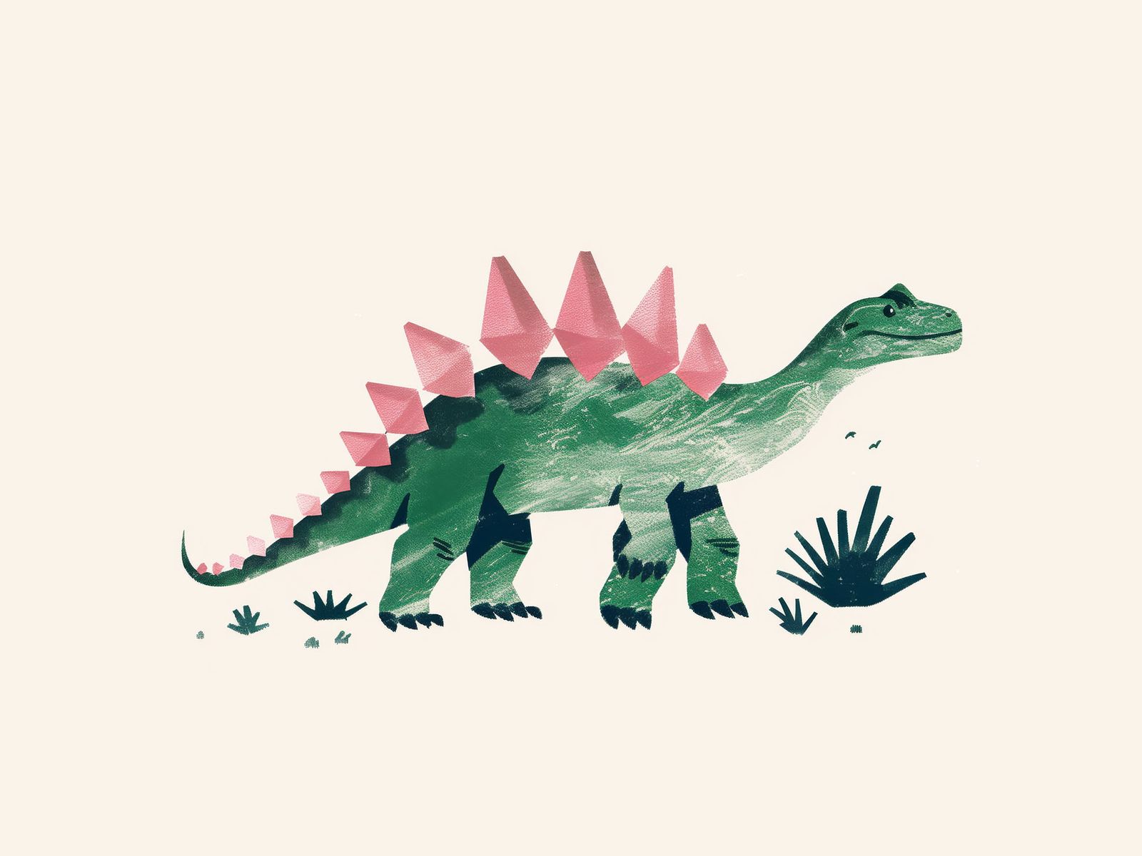 Poster - Dinosaurieteckning