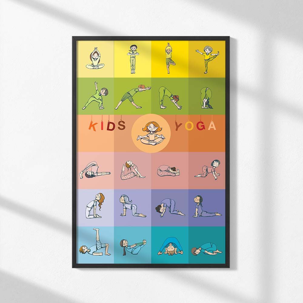 Poster - Barnyoga
