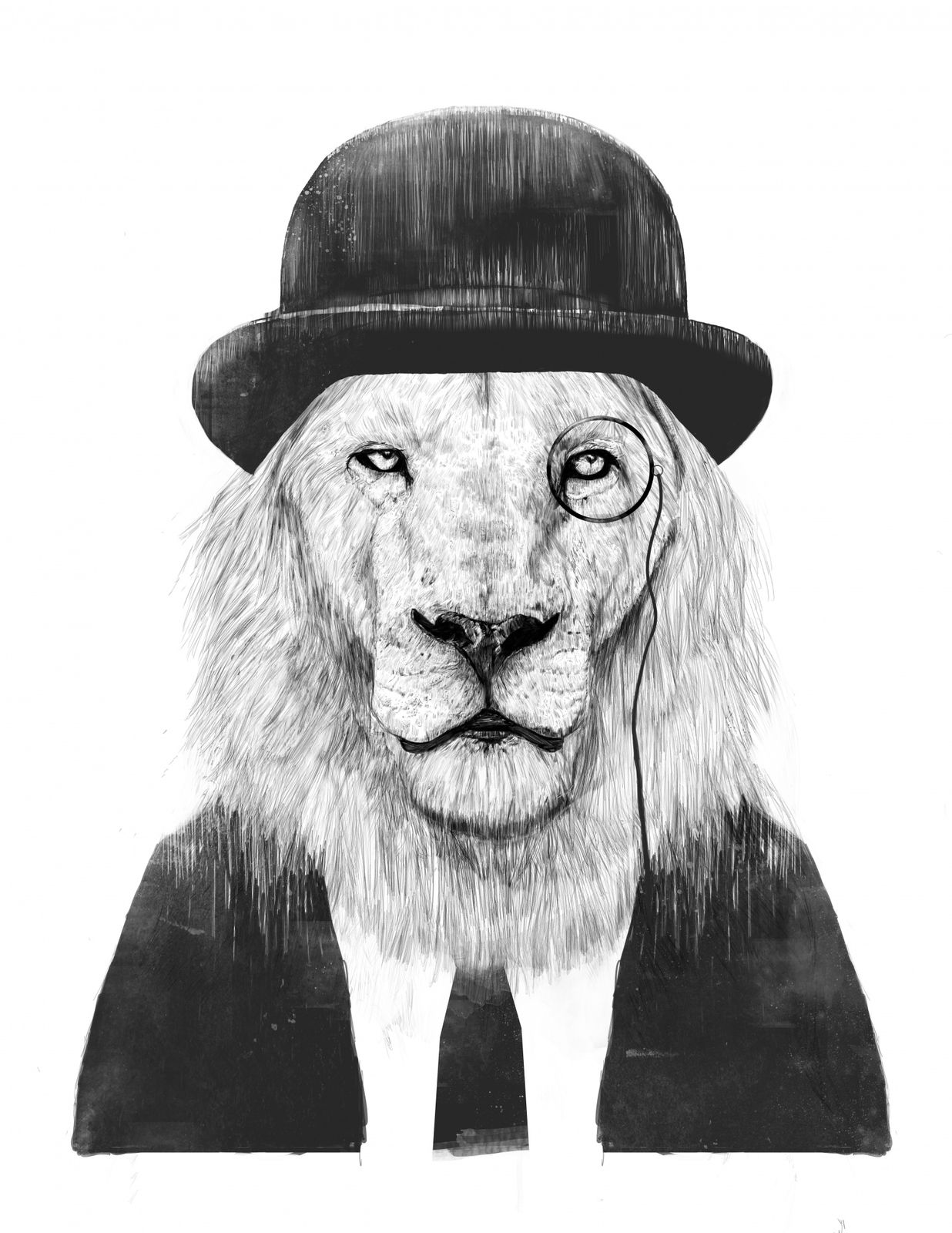 Poster - Monokel Lejon