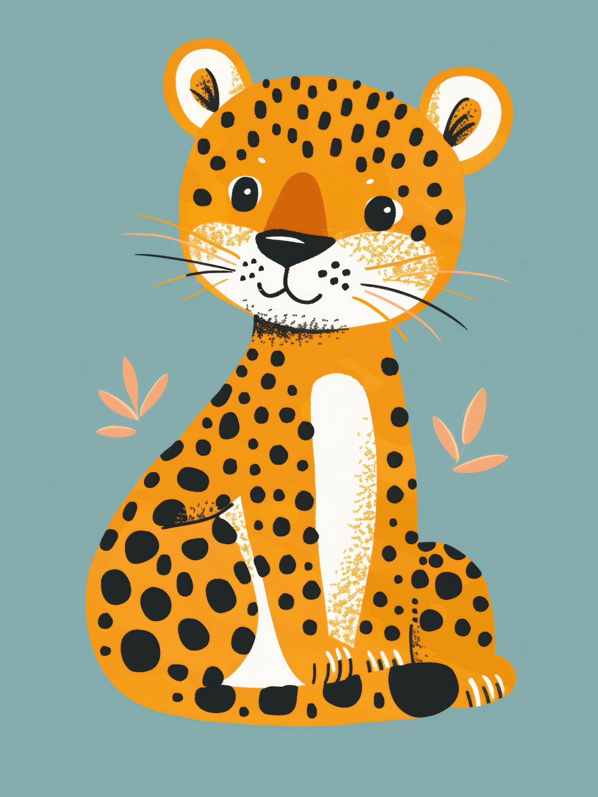 Poster - Söt Leopard