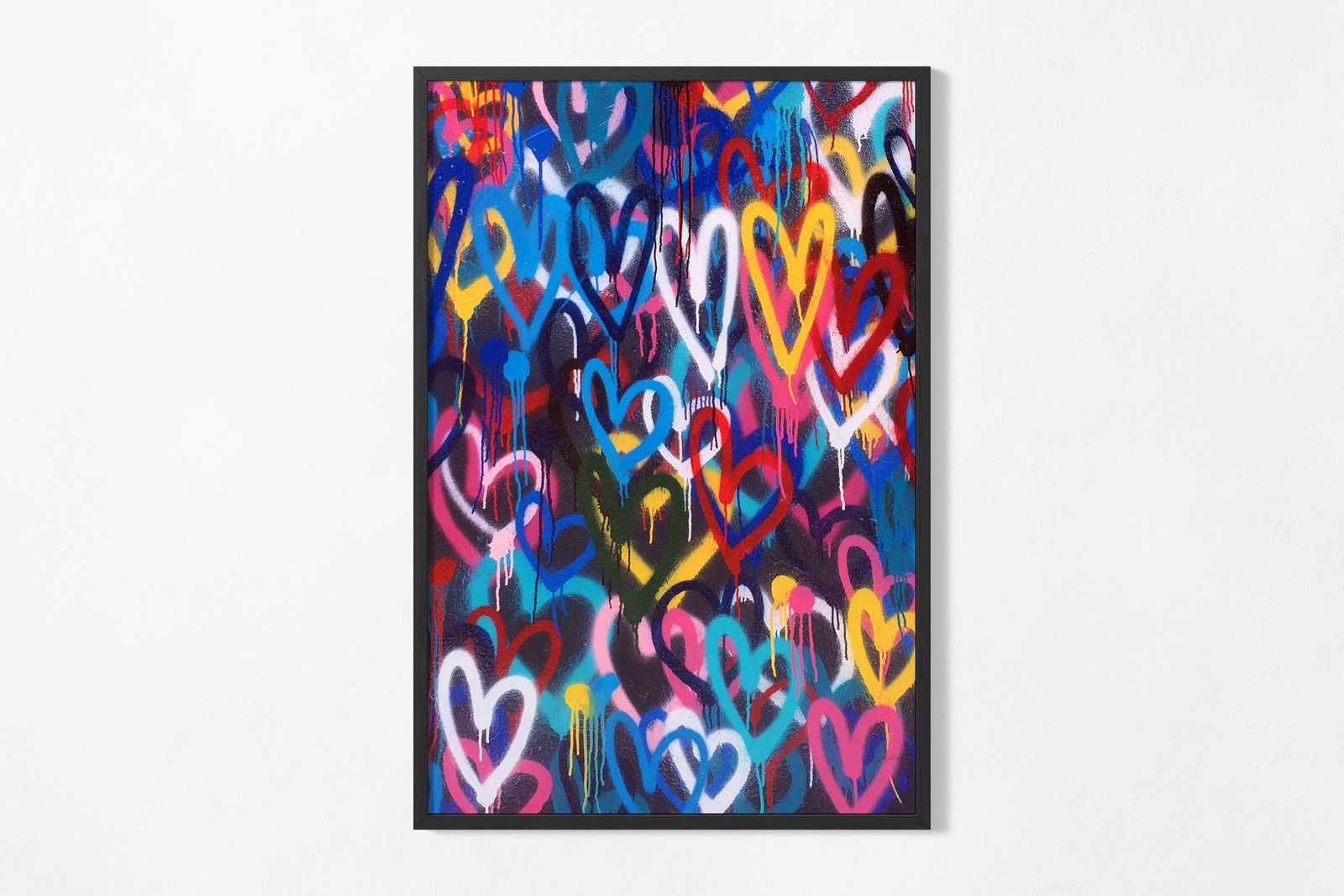 Poster - Hjärtgraffiti