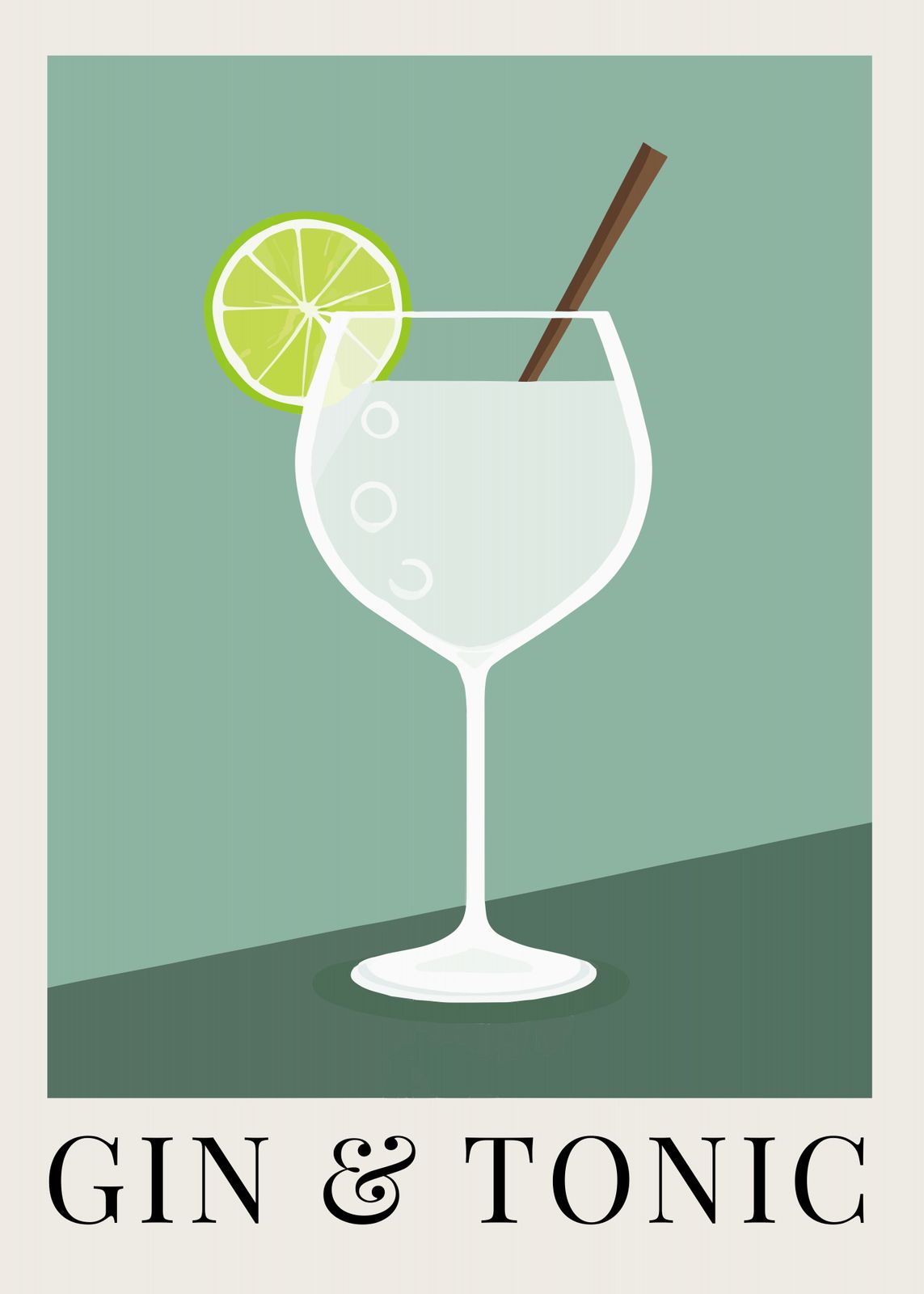 Poster - Gin & Tonic