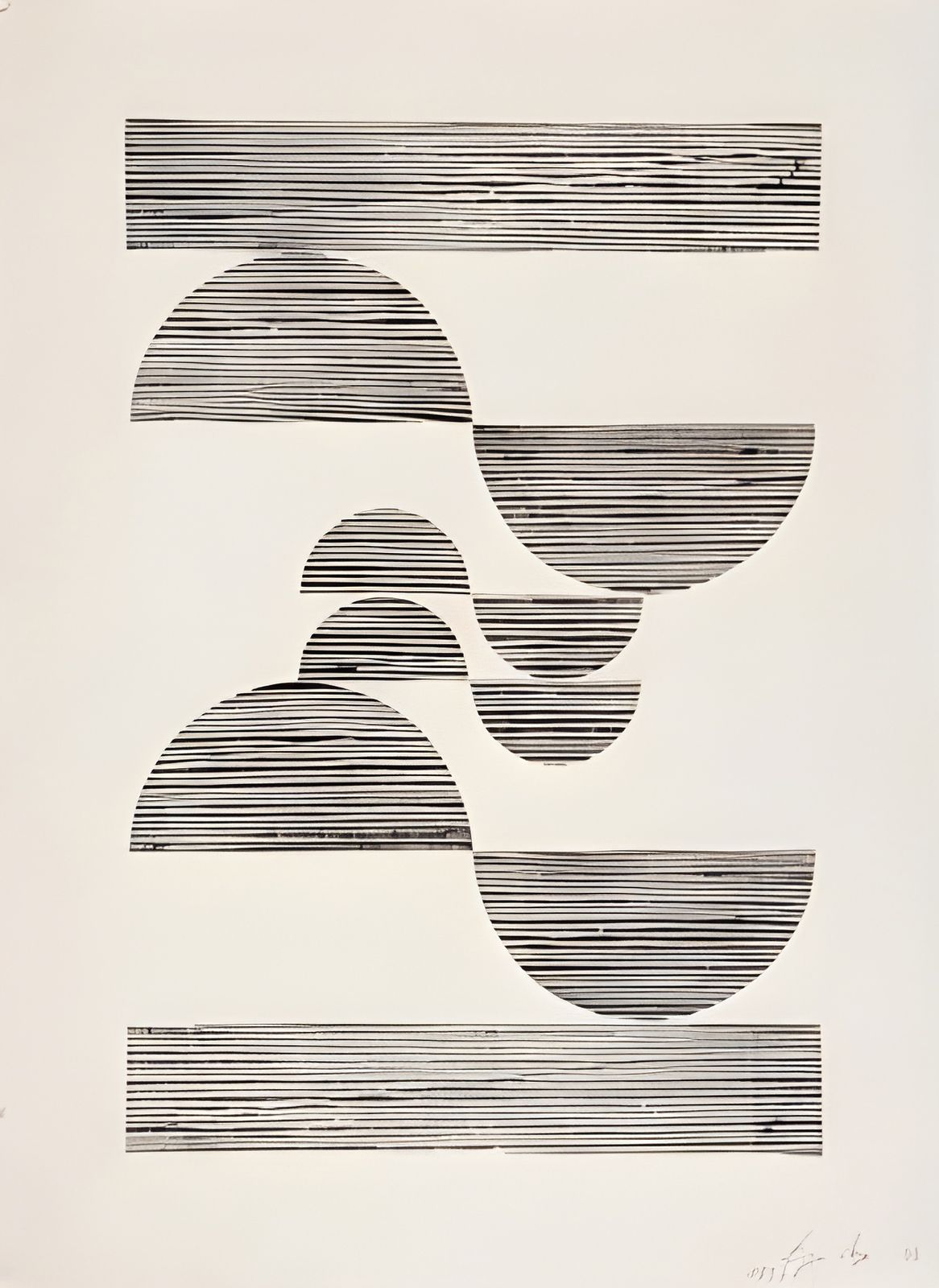 Poster - Abstrakta Linjer