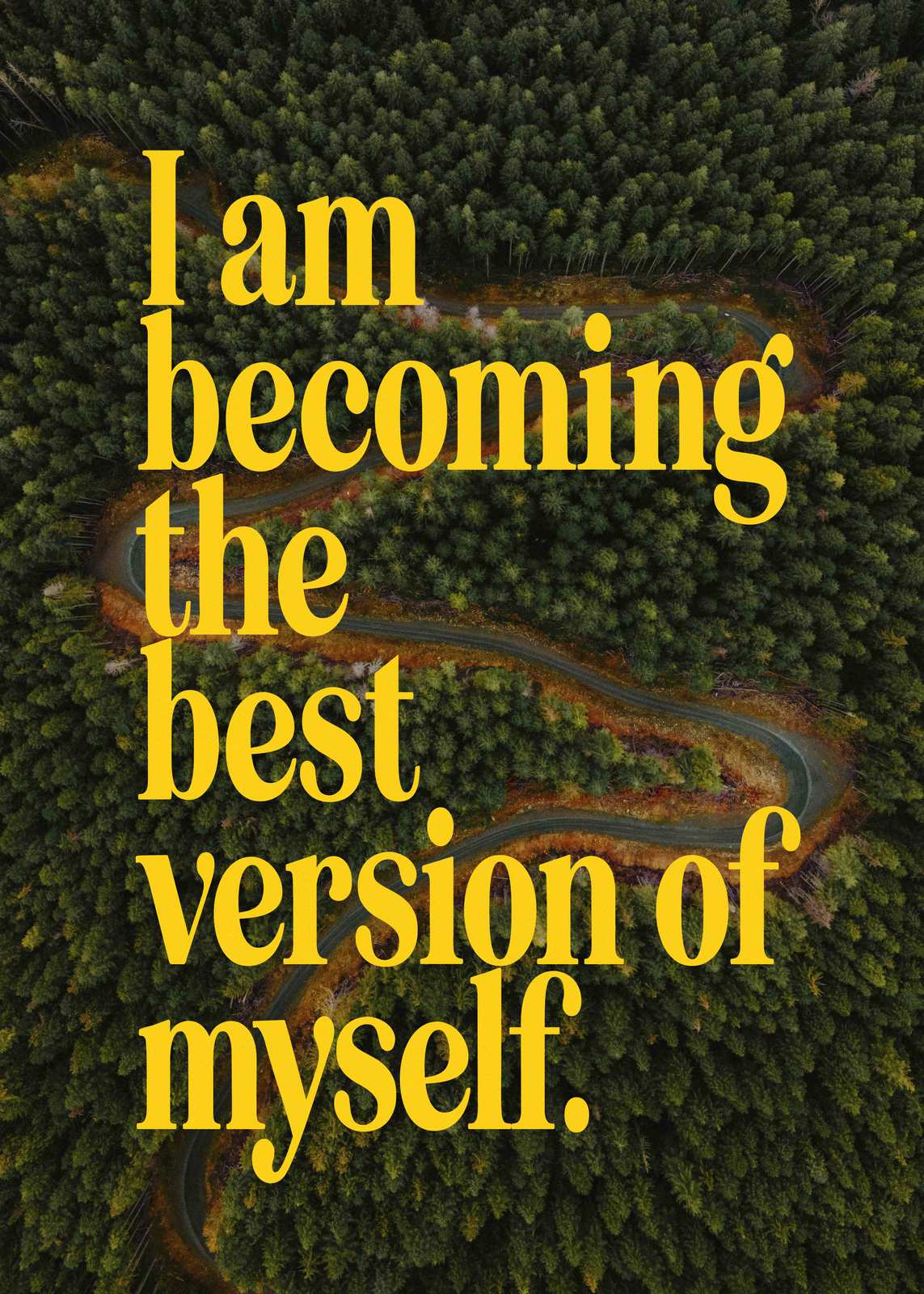Poster - Inspirerande Skogscitat