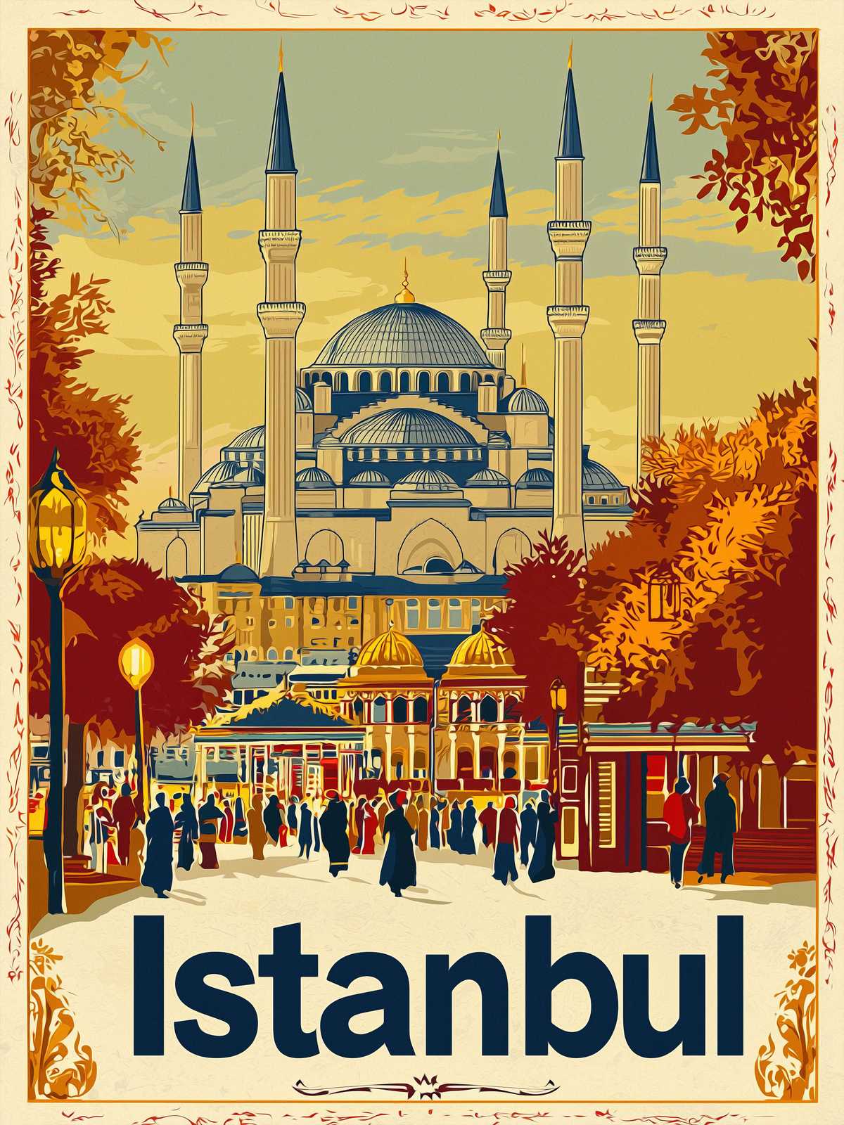 Affisch - Istanbul Landskap