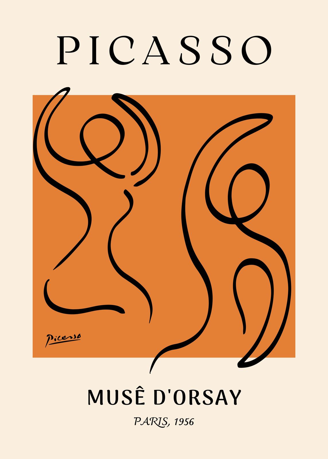 Poster - Picasso-konstverk, Musêe D'Orsay